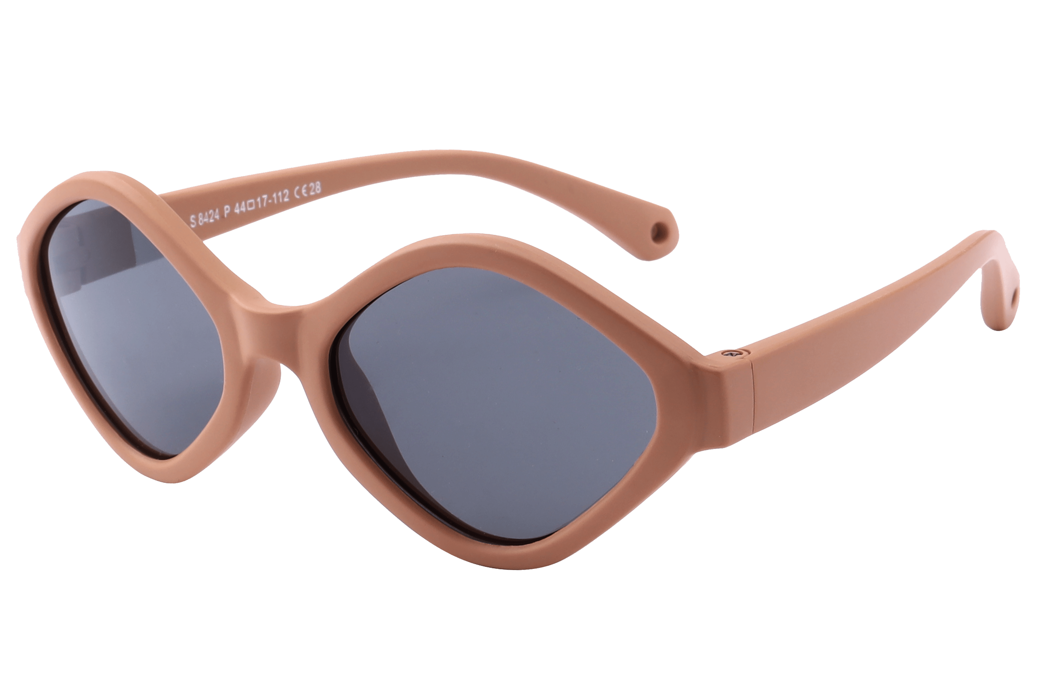 Champ S8424P Sunglass Brown Kids Full Shell — Brown frame