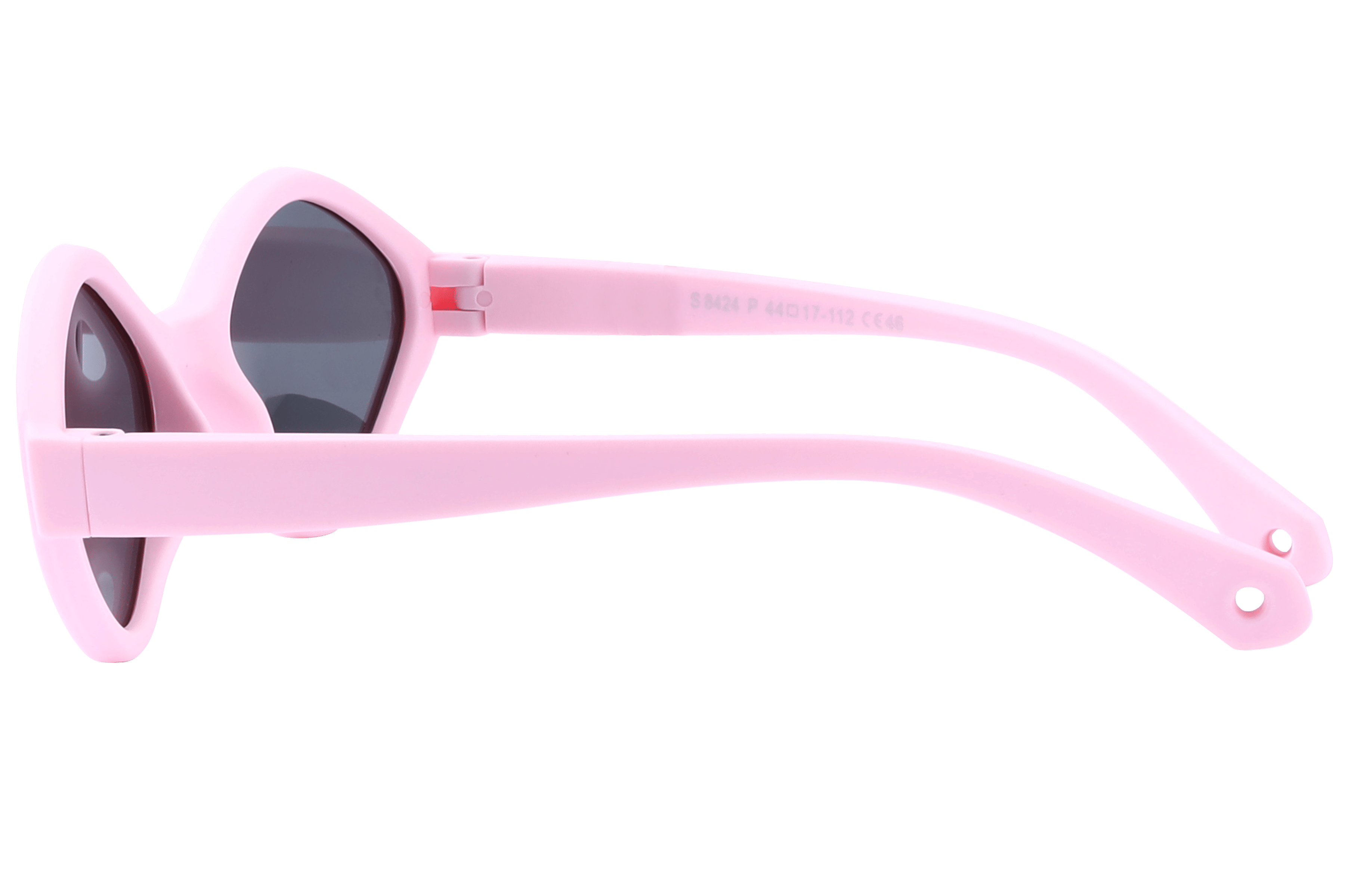 Champ S8424P Sunglass Pink Kids Full Shell Sunglass — Pink frame — view 3