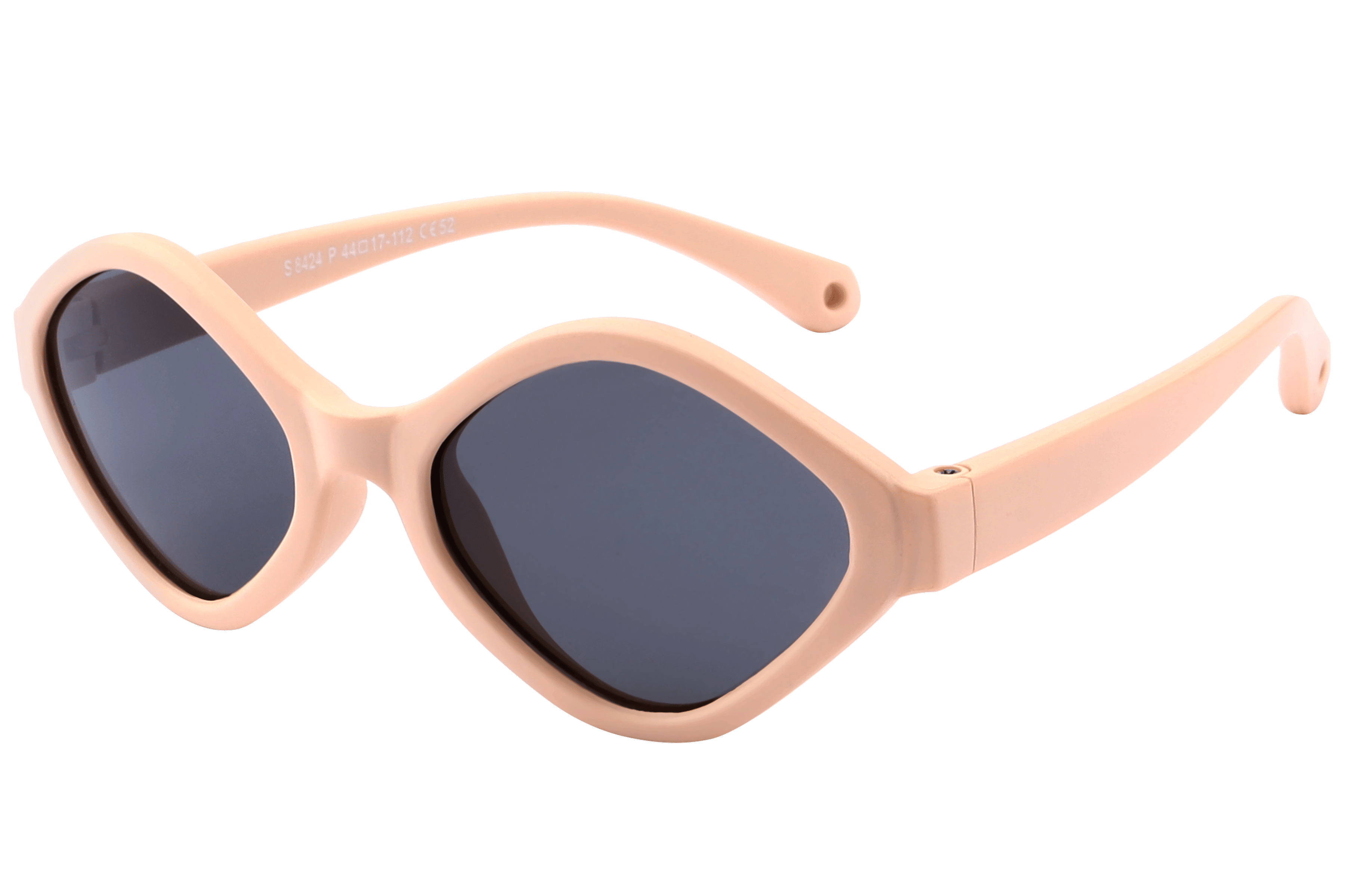 Champ S8424P Sunglass Beige Kids Full Shell — Beige frame