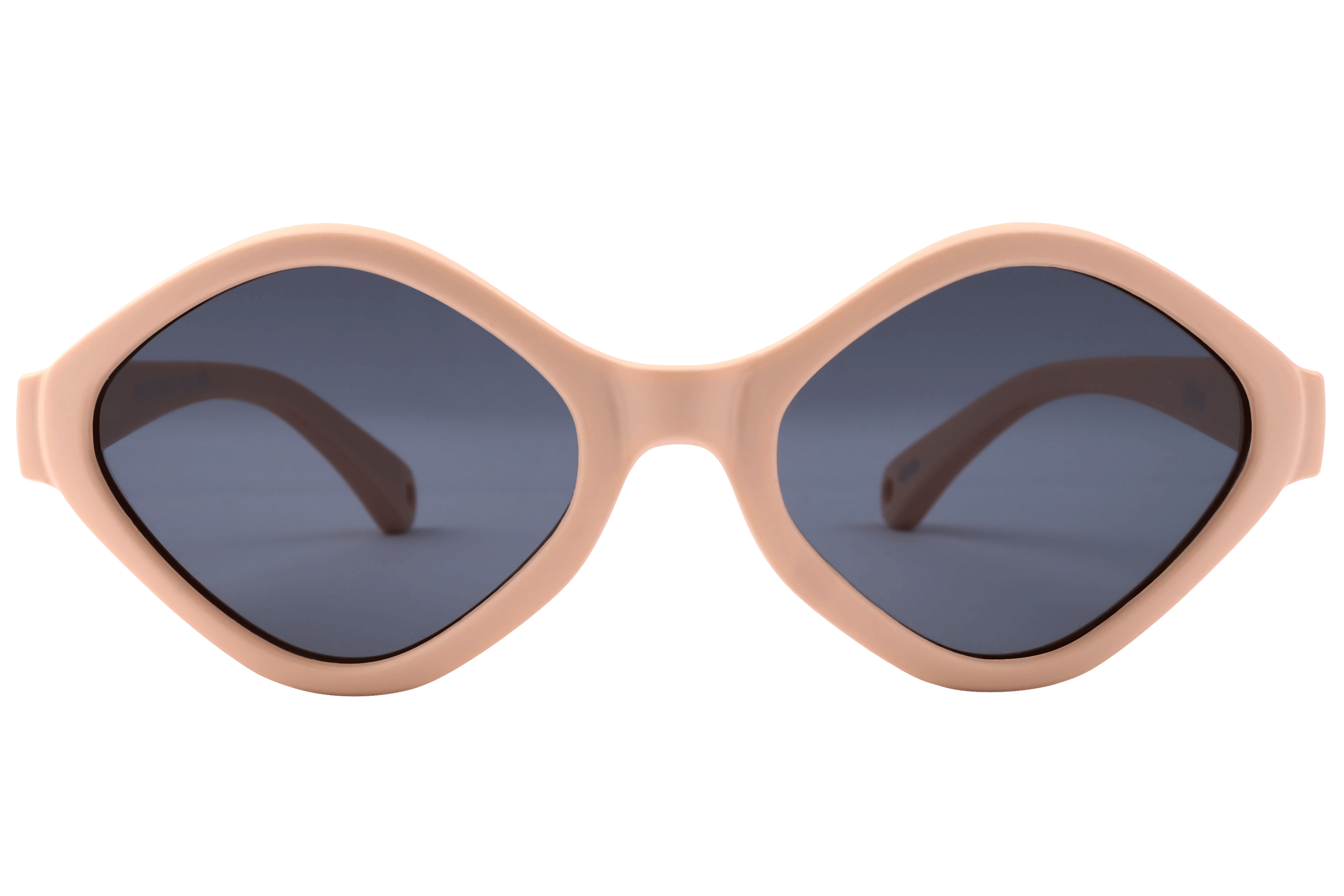 Champ S8424P Sunglass Beige Kids Full Shell Sunglass — Beige frame — view 2