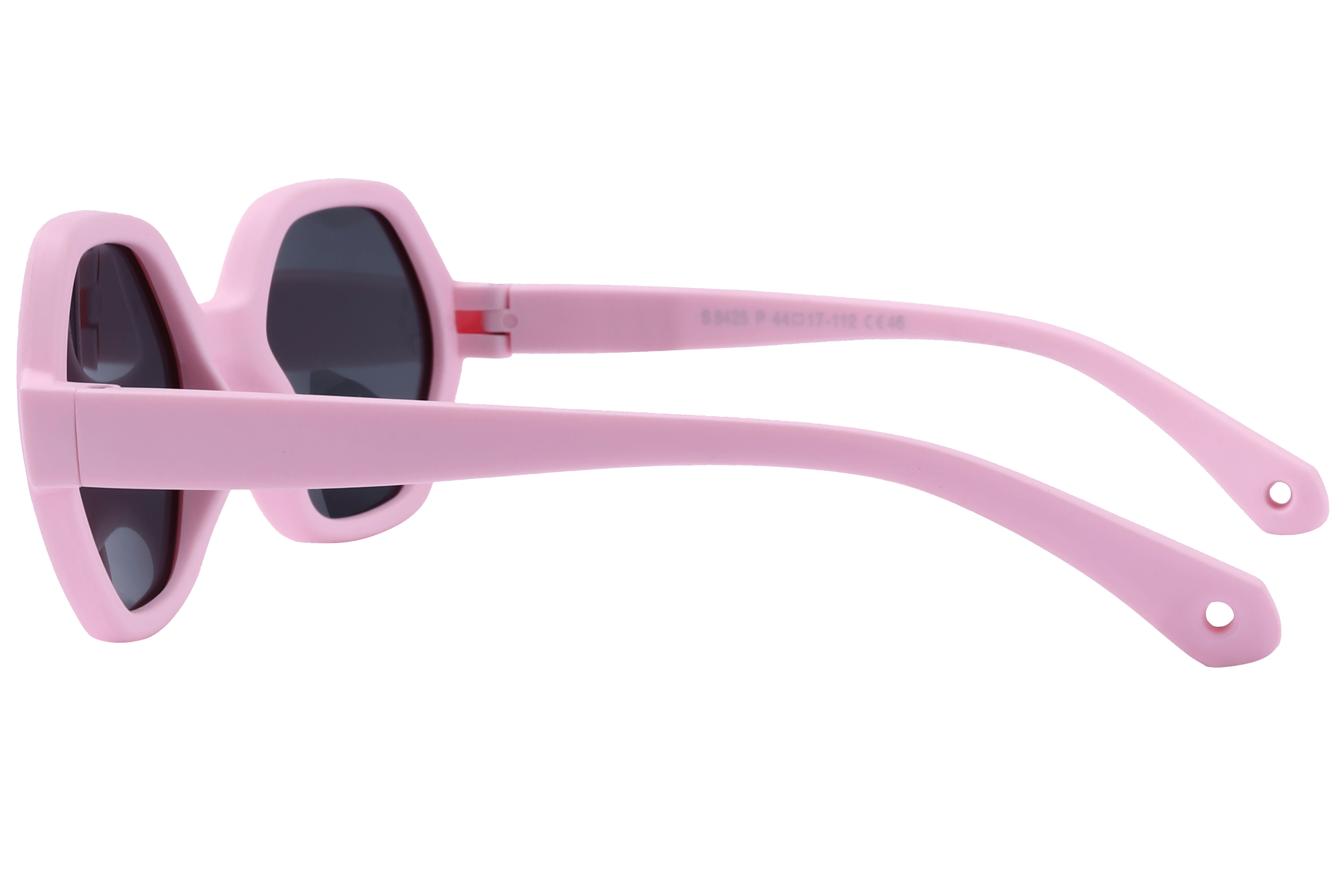 Champ S8425P Sunglass Pink Kids Full Shell Sunglass — Pink frame — view 3