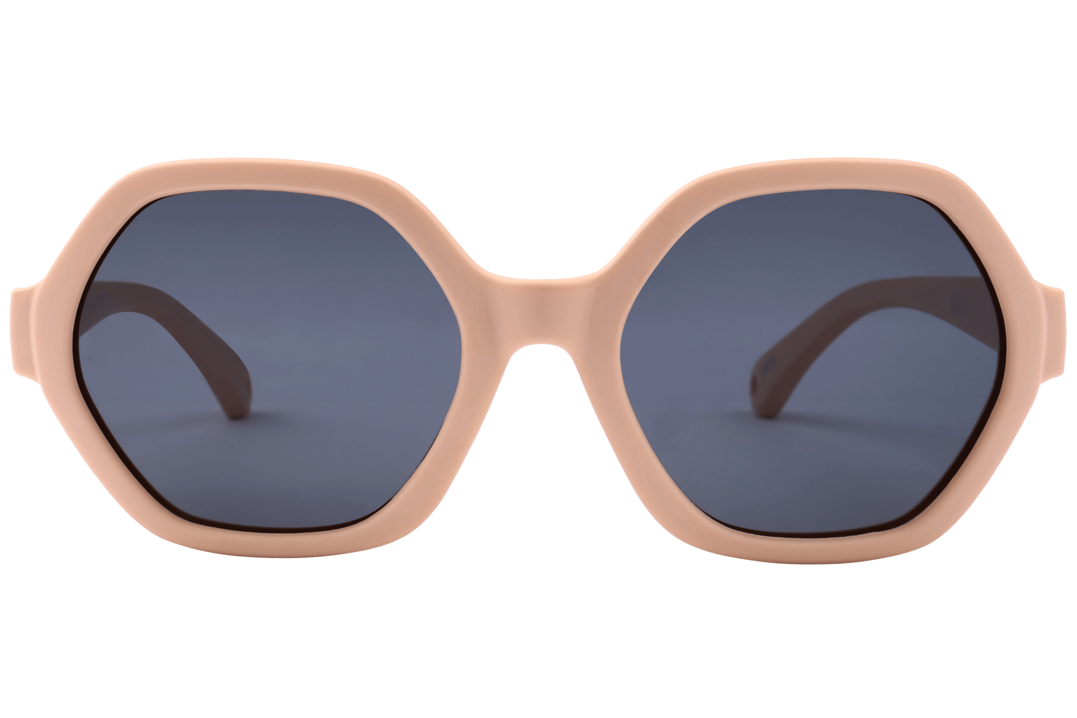 Champ S8425P Sunglass Beige Kids Full Shell Sunglass — Beige frame — view 2