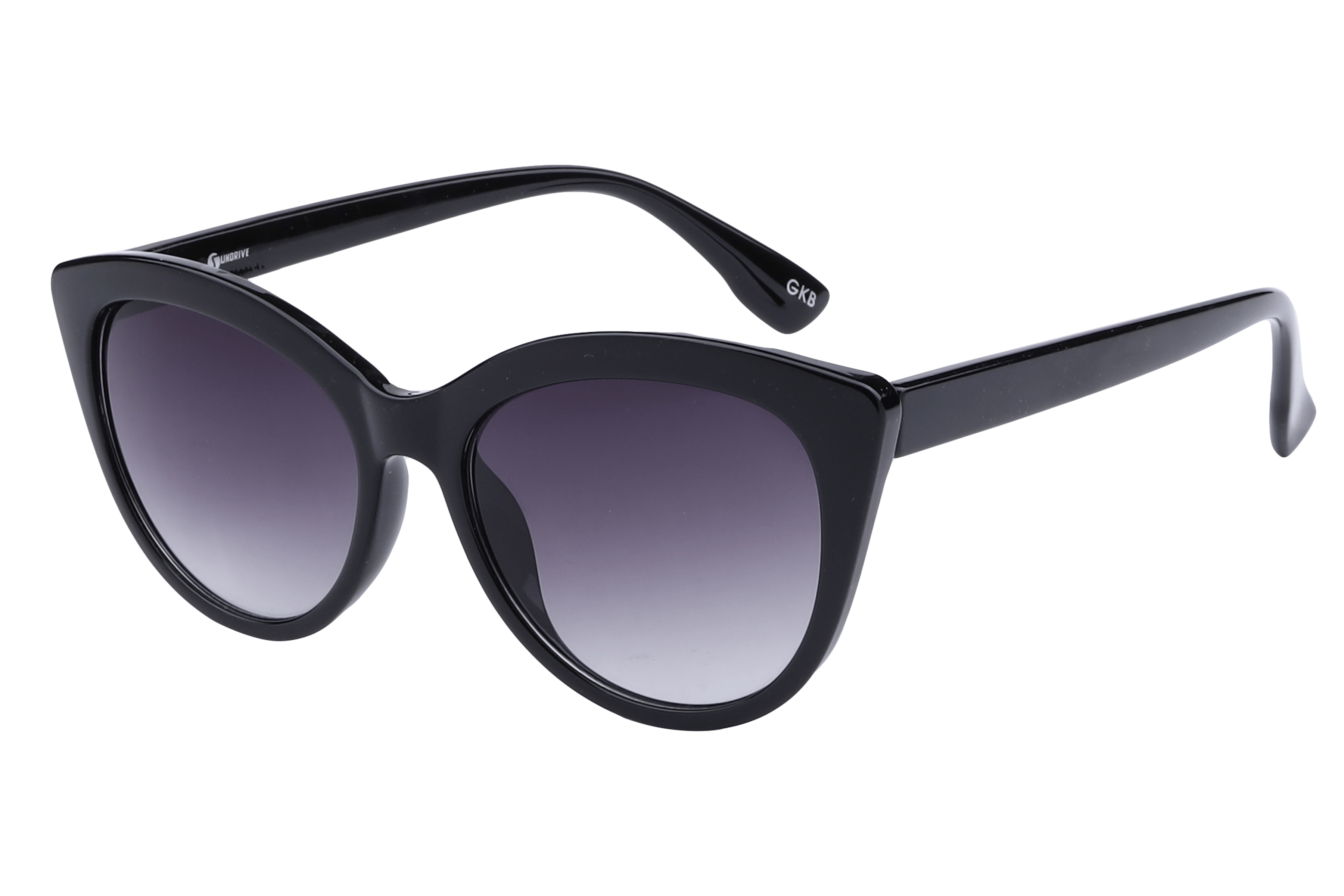 Inspira SD 1207 Sunglass Black Female Full Shell — Maroon frame