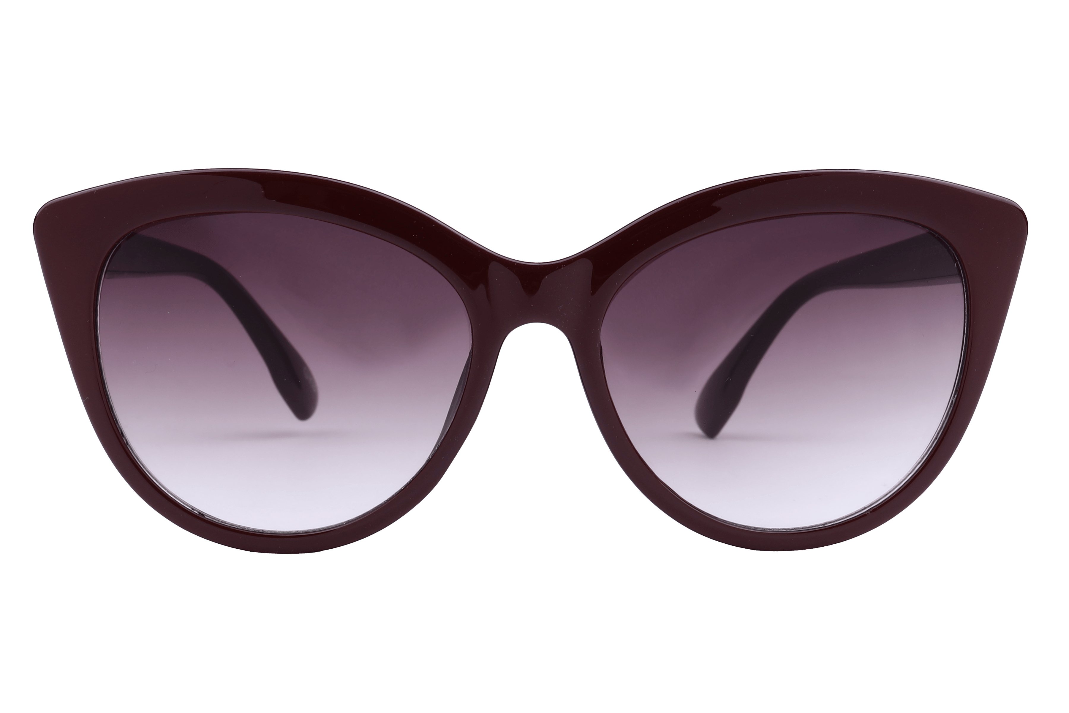 Inspira SD 1207 Sunglass Maroon Female Full Shell Sunglass — Maroon frame — view 2
