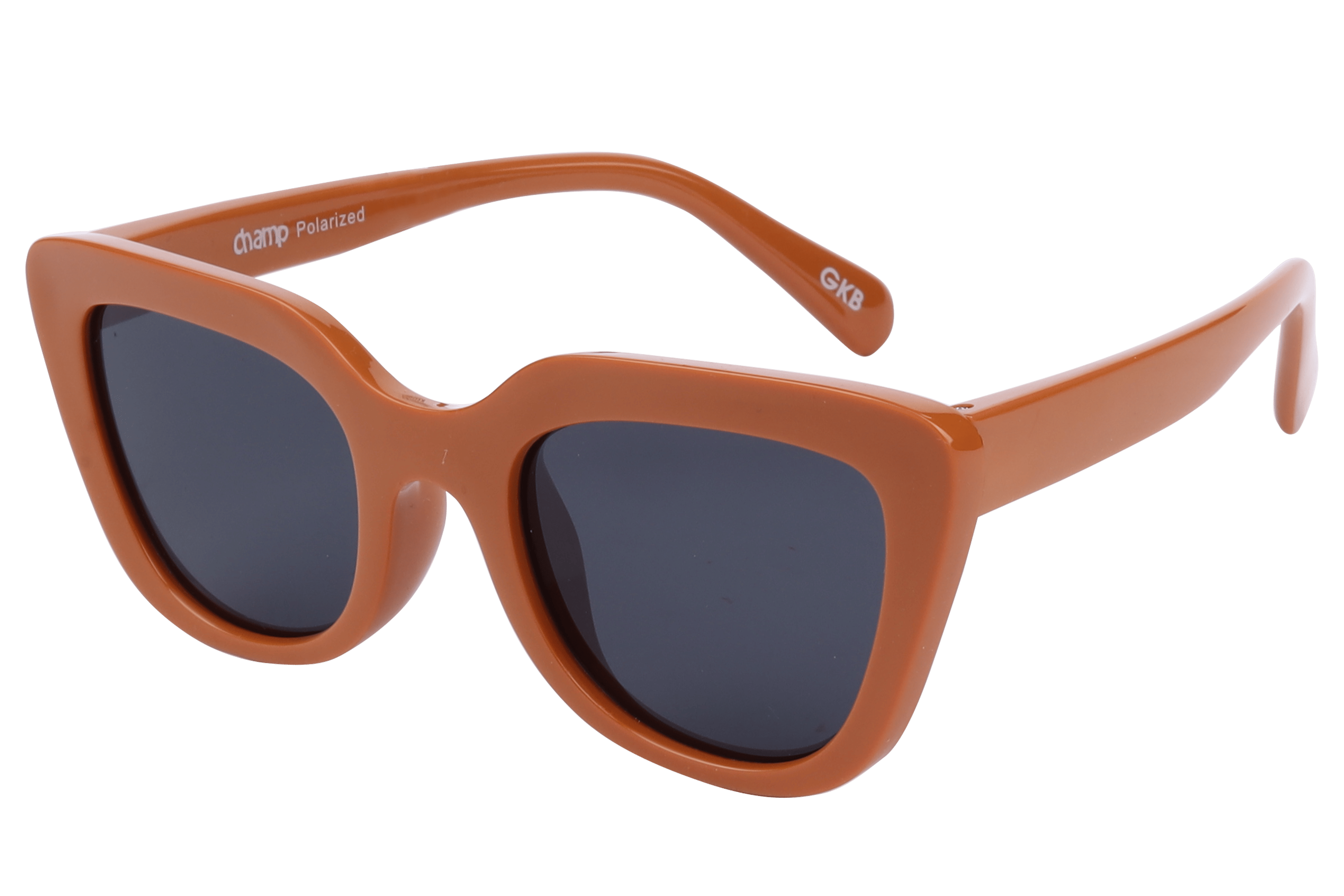 Champ S5027 Sunglass Beige Kids Full Shell Sunglass — Beige frame — alternate view