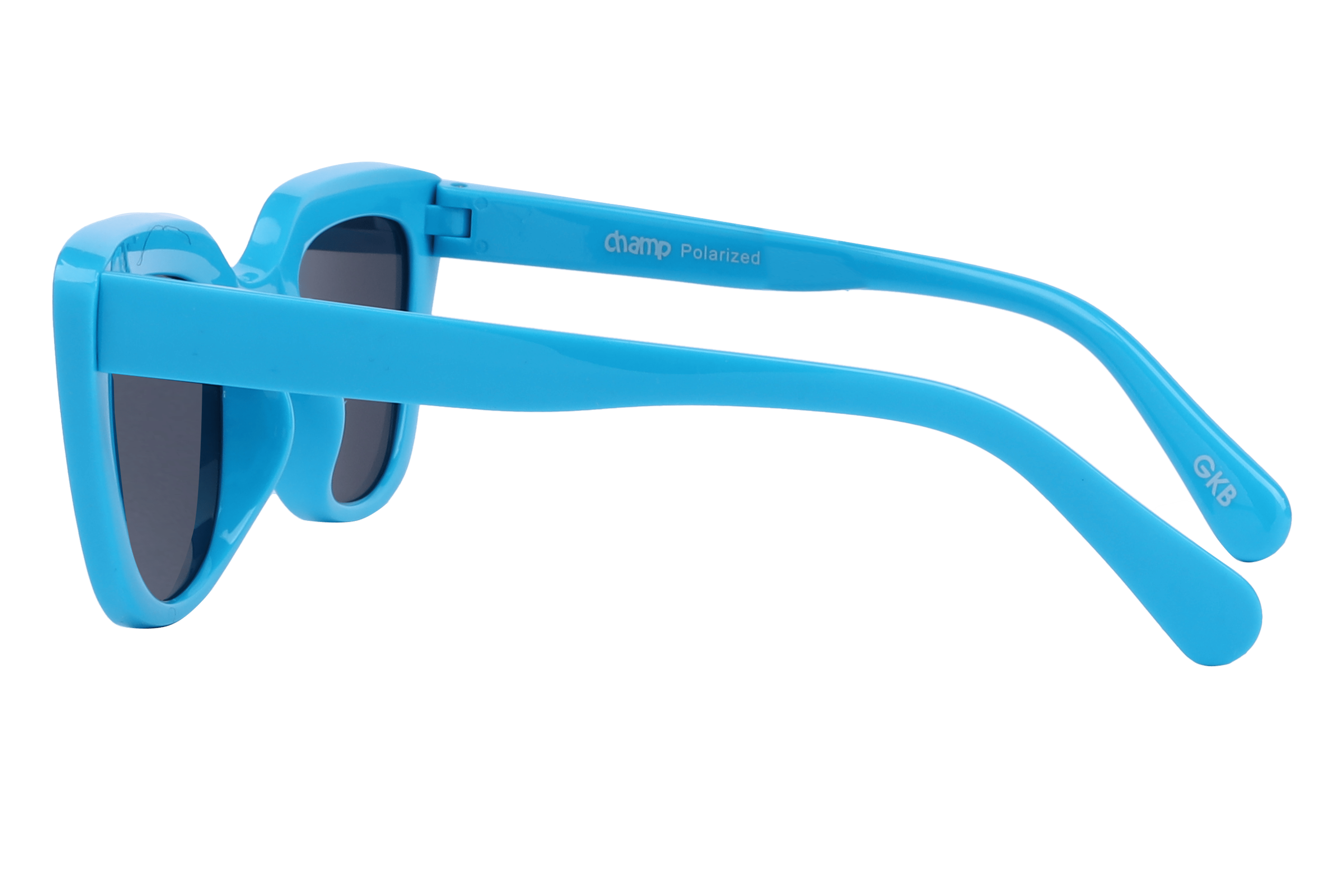 Champ S5027 Sunglass Blue Kids Full Shell Sunglass — Blue frame — view 3