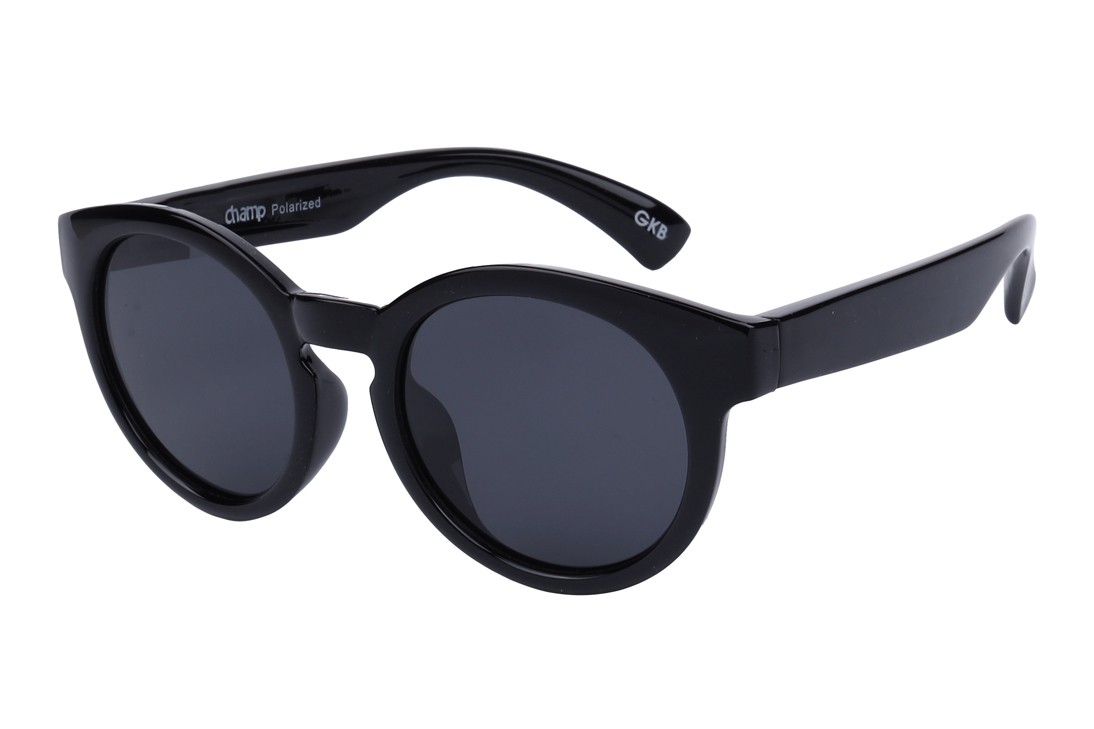 Champ S5026 Sunglass Black Kids Full Shell Sunglass — Black frame — alternate view