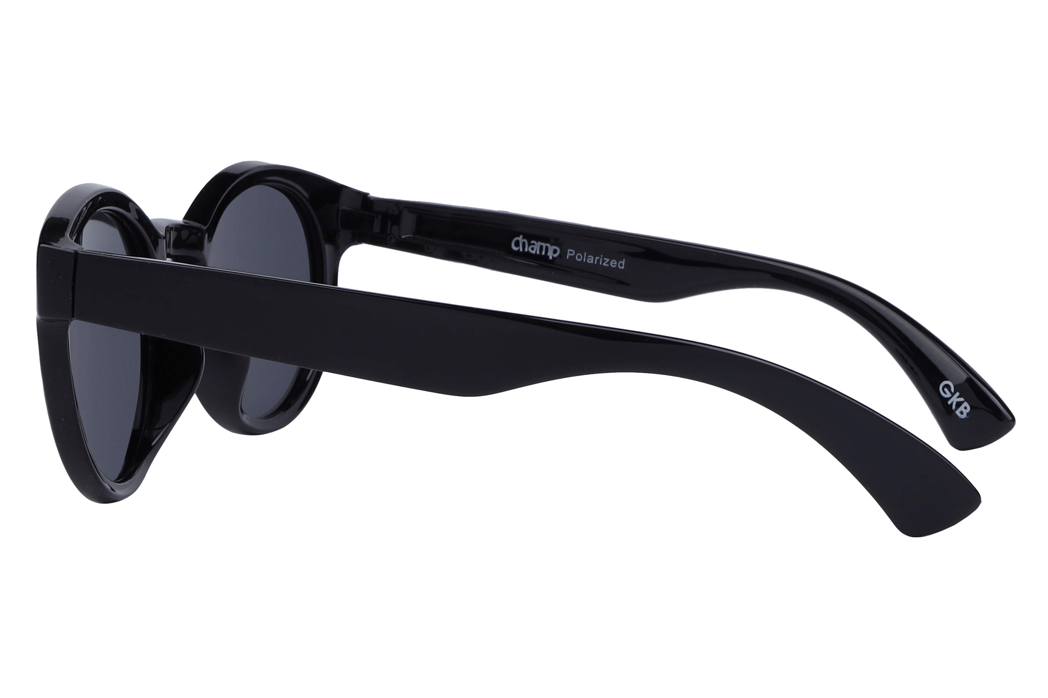 Champ S5026 Sunglass Black Kids Full Shell Sunglass — Black frame — view 3
