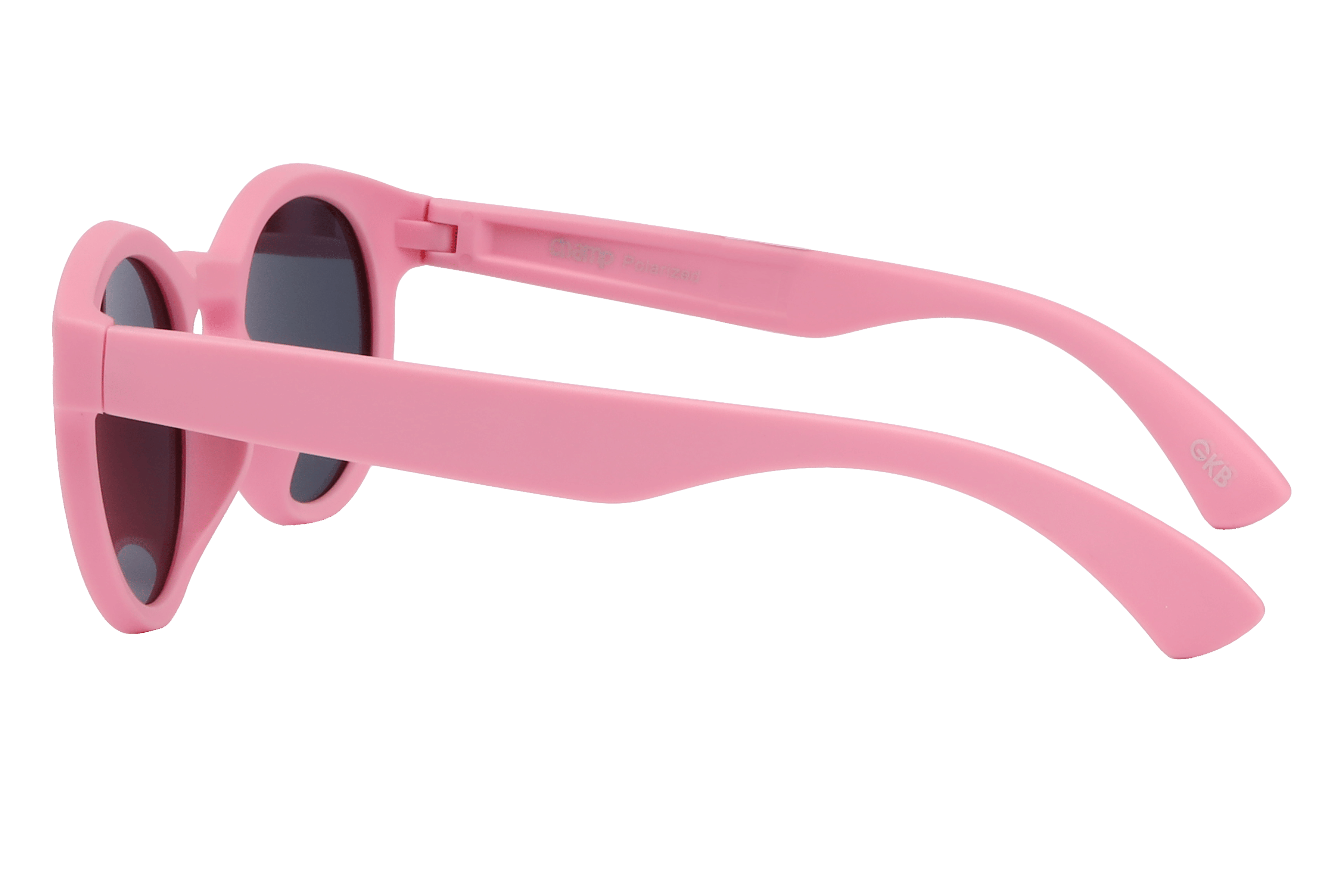 Champ S5026 Sunglass Matt Pink Kids Full Shell Sunglass — Matt Pink frame — view 3