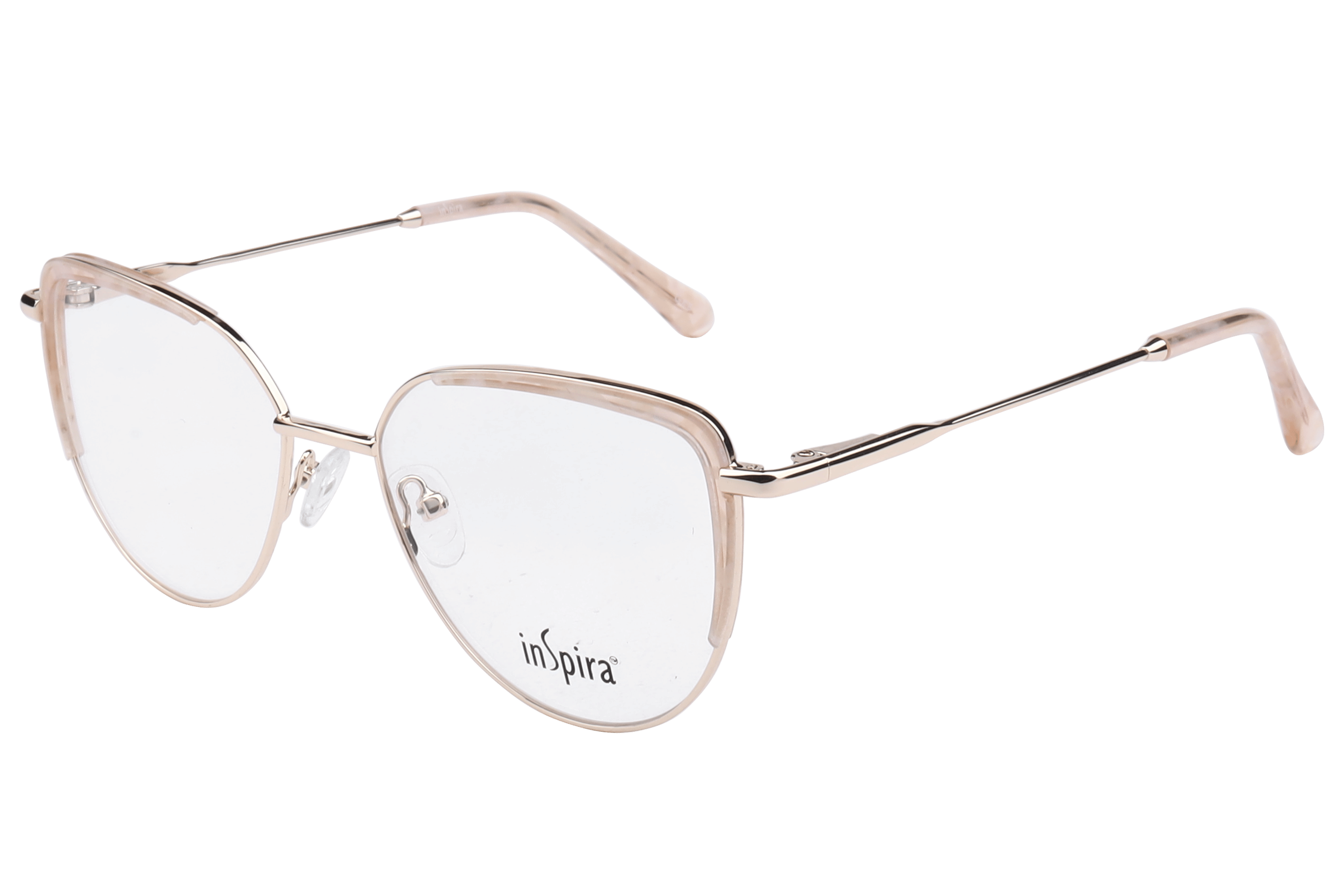Inspira 18084 Frame Gold Female Full Metal — Gun Metal frame