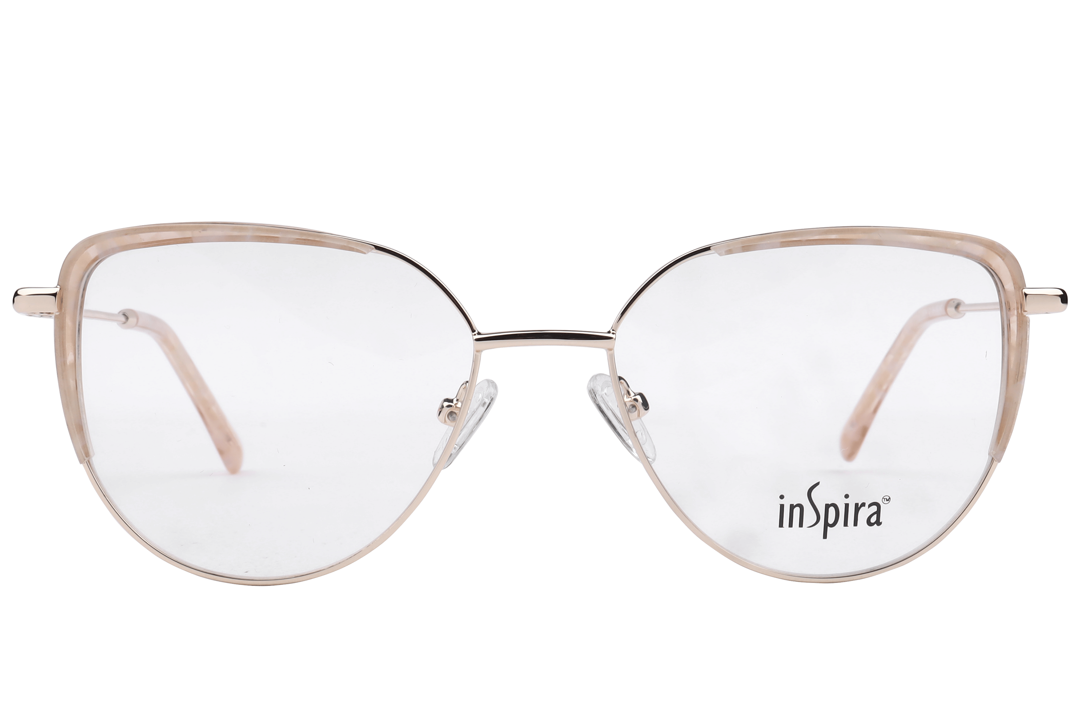 Inspira 18084 Frame Gold Female Full Metal — Gun Metal frame