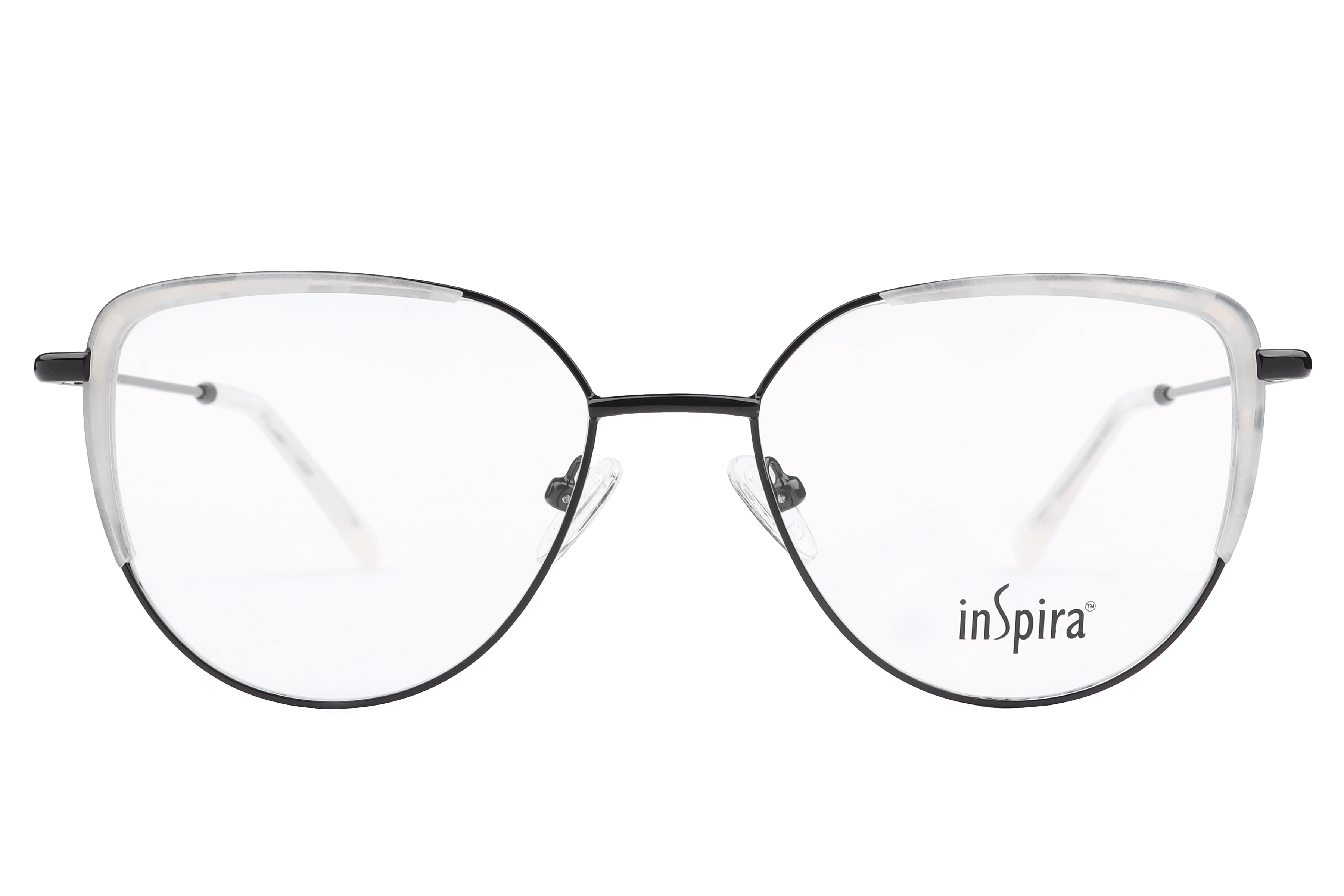 Inspira 18084 Frame Black Female Full Metal Frame — Black frame — view 2