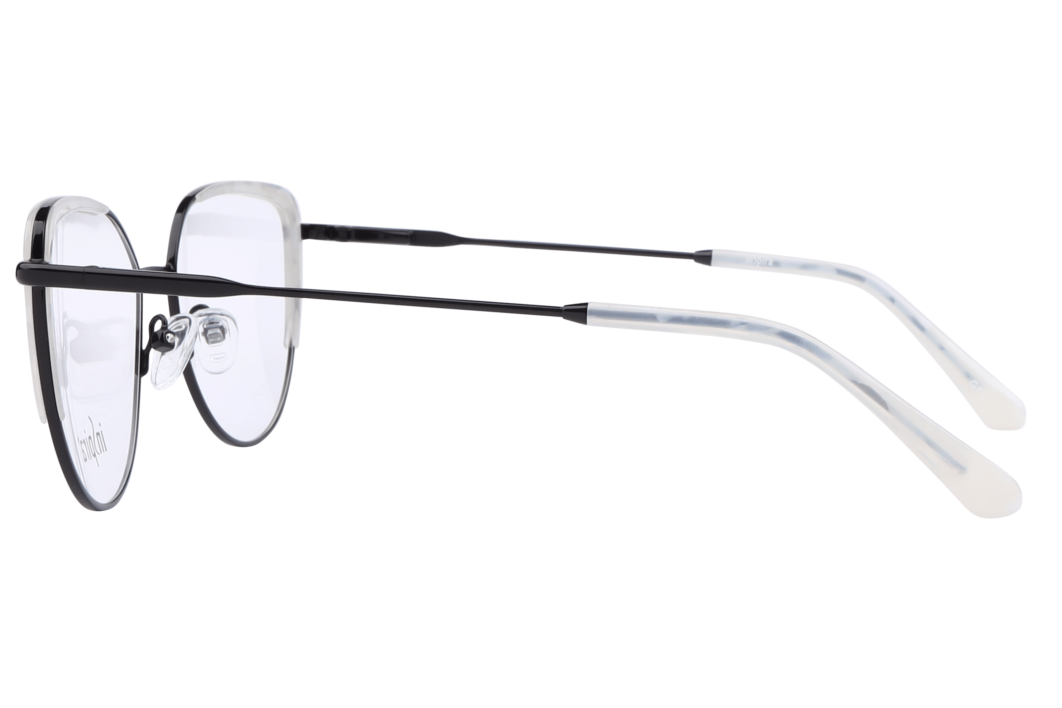 Inspira 18084 Frame Black Female Full Metal Frame — Black frame — view 3