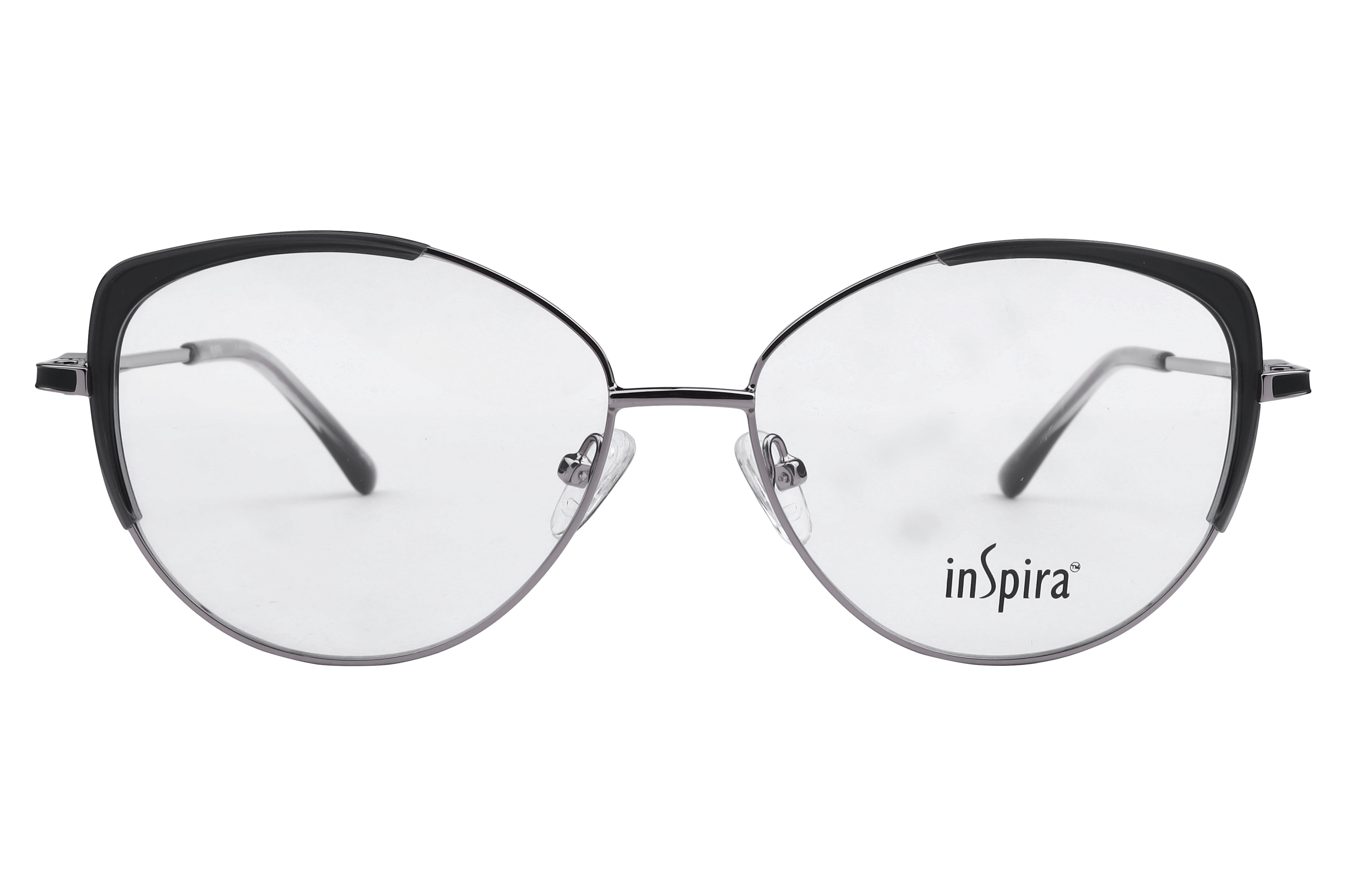 Inspira 18087 Frame Gun Metal Female Full Metal Frame — Gun Metal frame — view 2