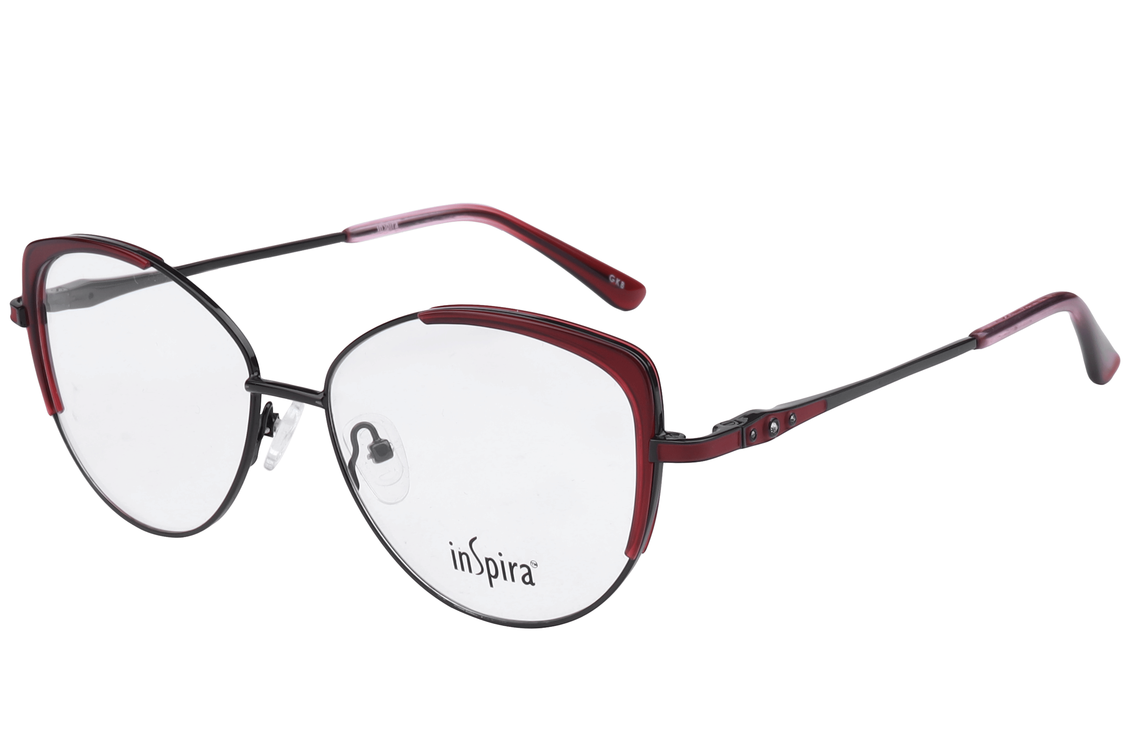 Inspira 18087 Frame Black Female Full Metal — Black frame