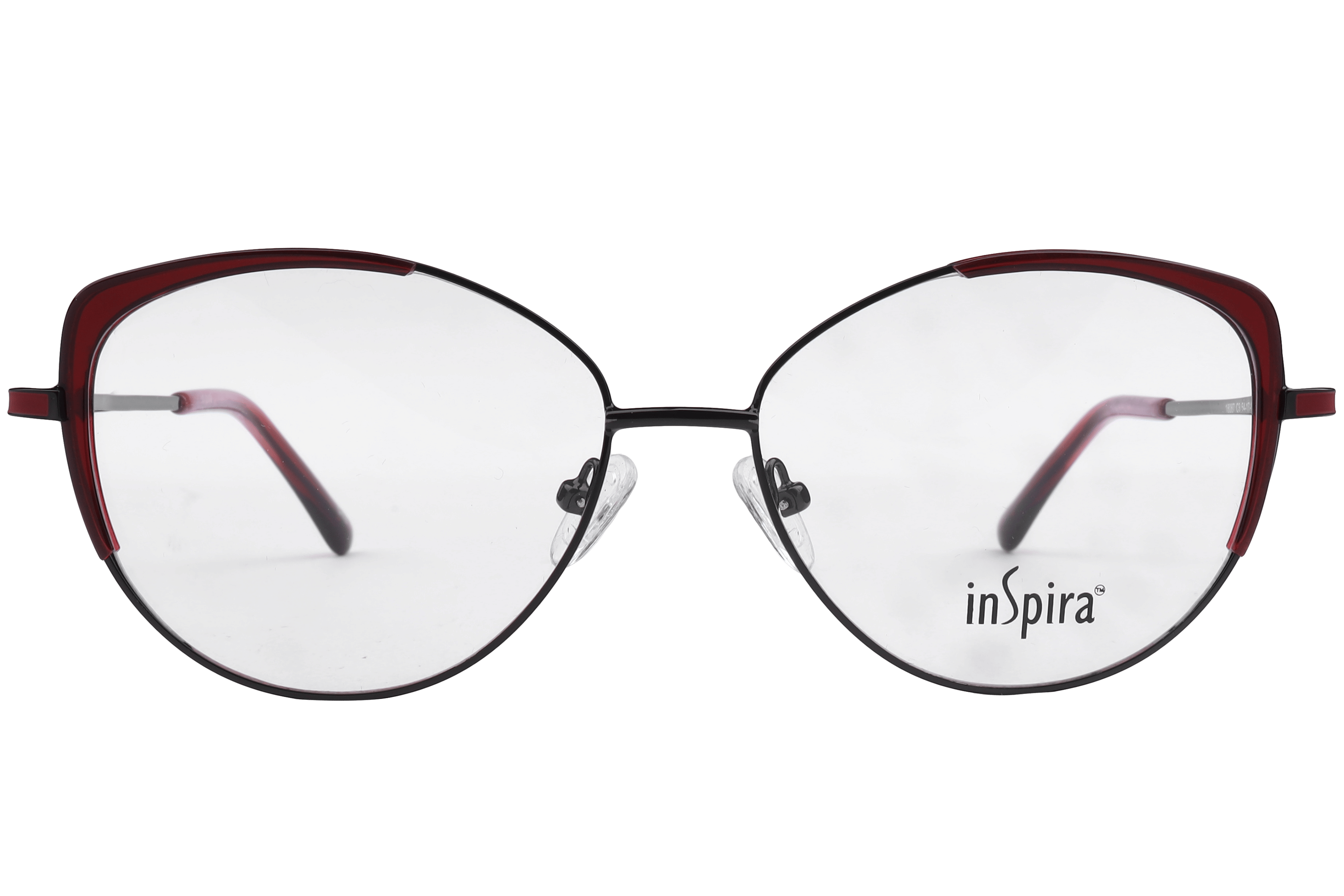 Inspira 18087 Frame Black Female Full Metal Frame — Black frame — view 2