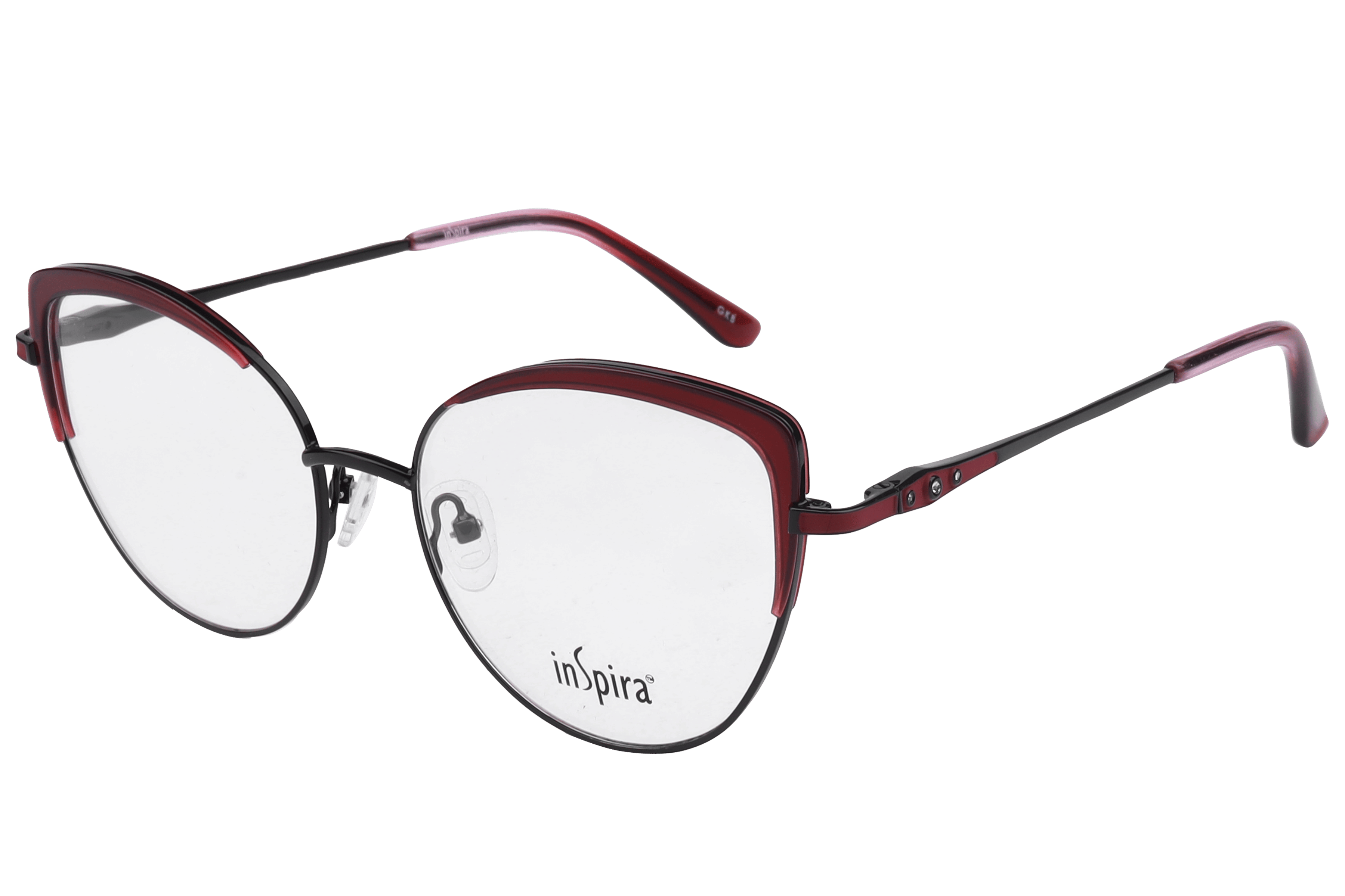 Inspira 18089 Frame Black Female Full Metal — Black frame