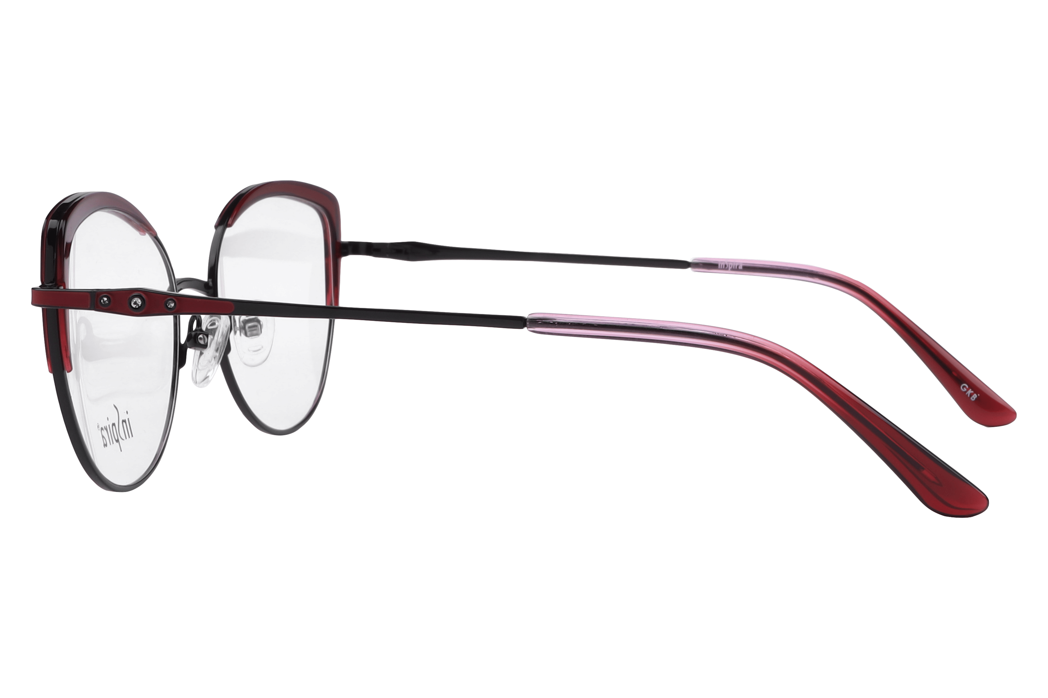 Inspira 18089 Frame Black Female Full Metal Frame — Black frame — view 3