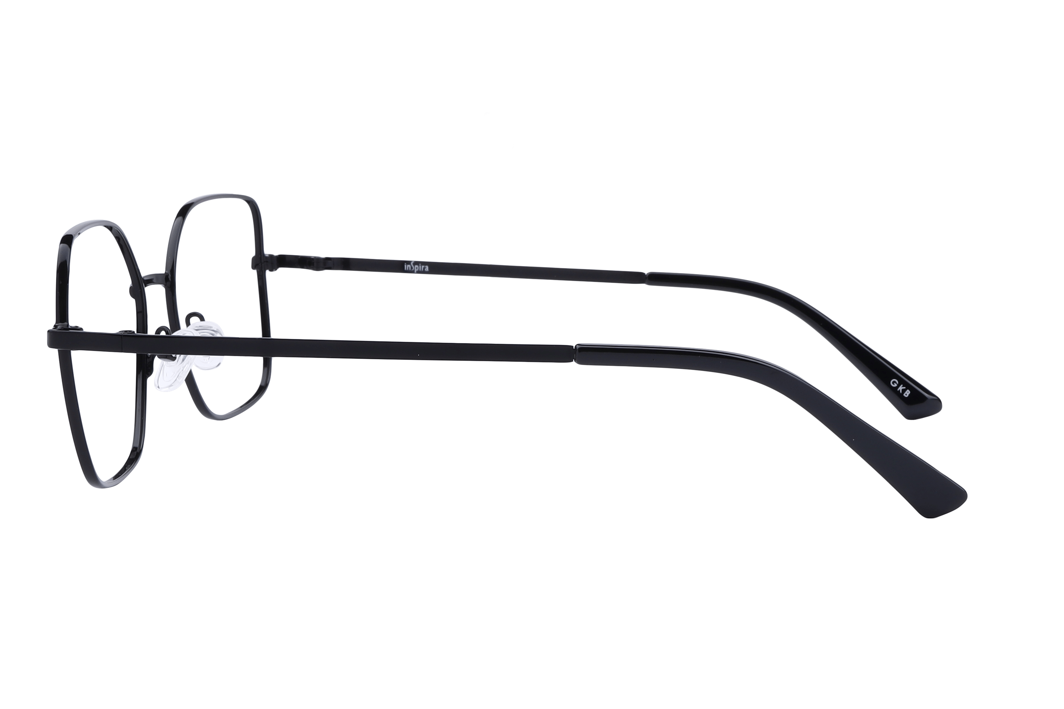 Inspira VW260 Frame Black Female Full Metal Frame — Black frame — view 3