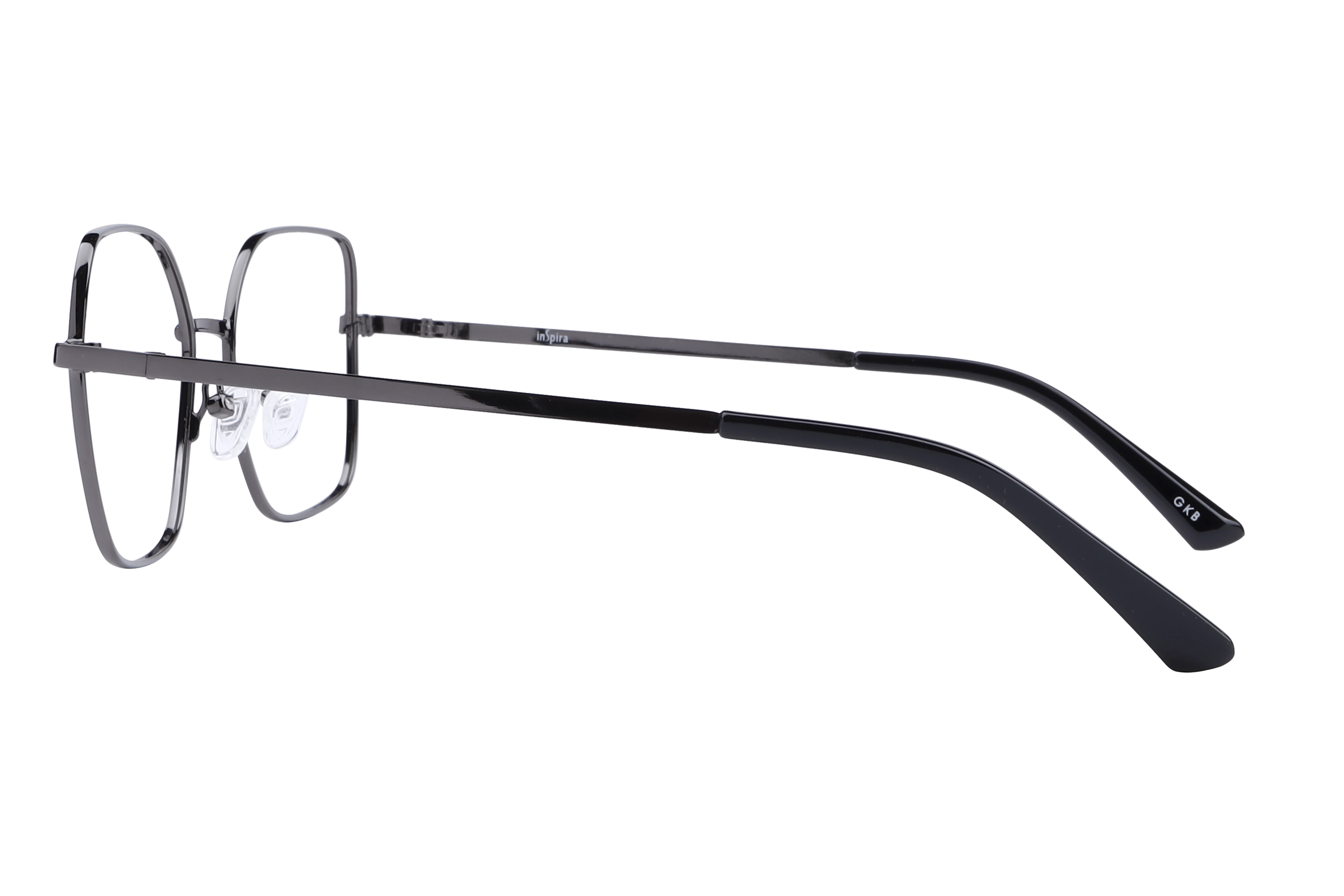 Inspira VW260 Frame Gun Metal Female Full Metal Frame — Gun Metal frame — view 3