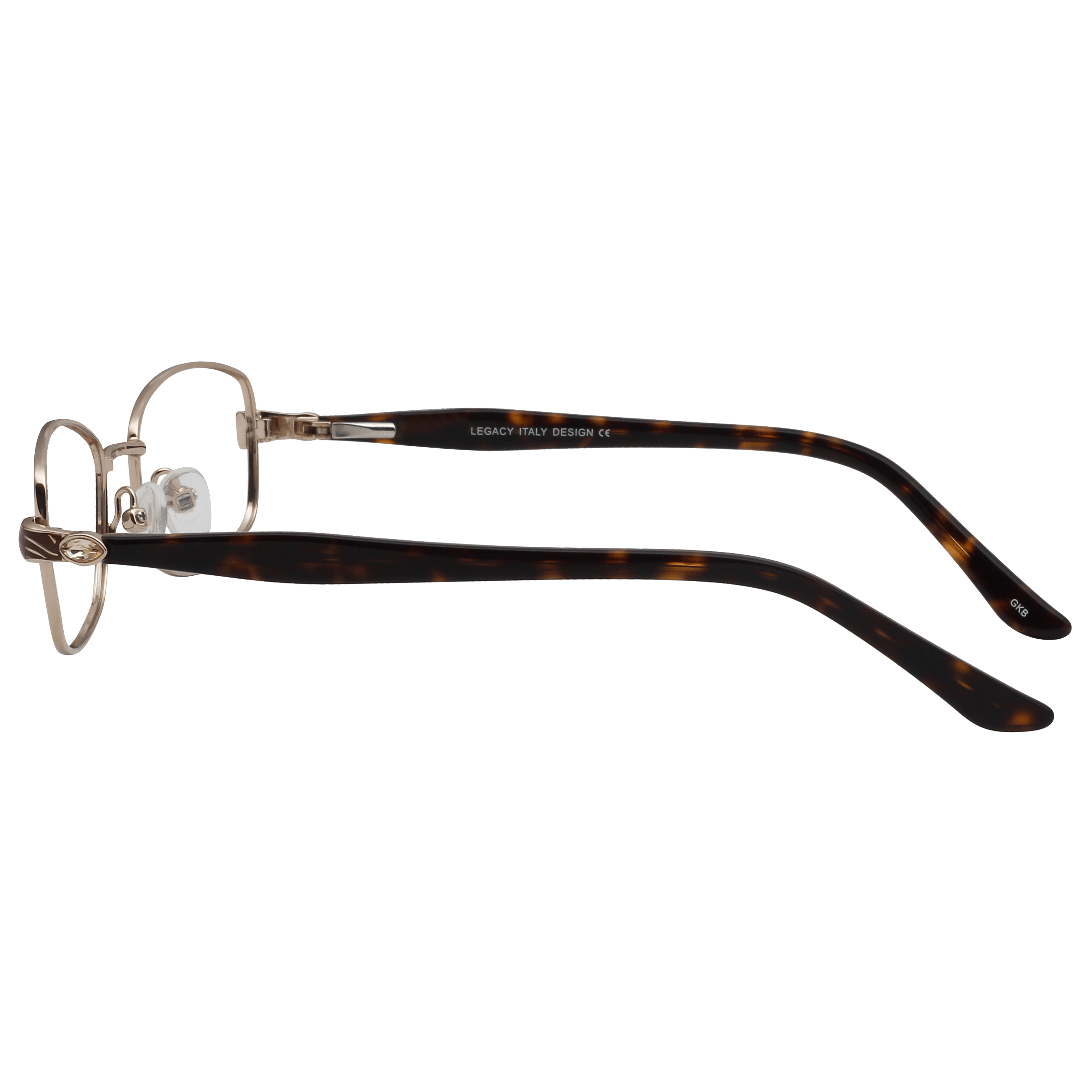Inspira 0618N Frame Gold Female Full Shell Frame — Gold frame — view 3