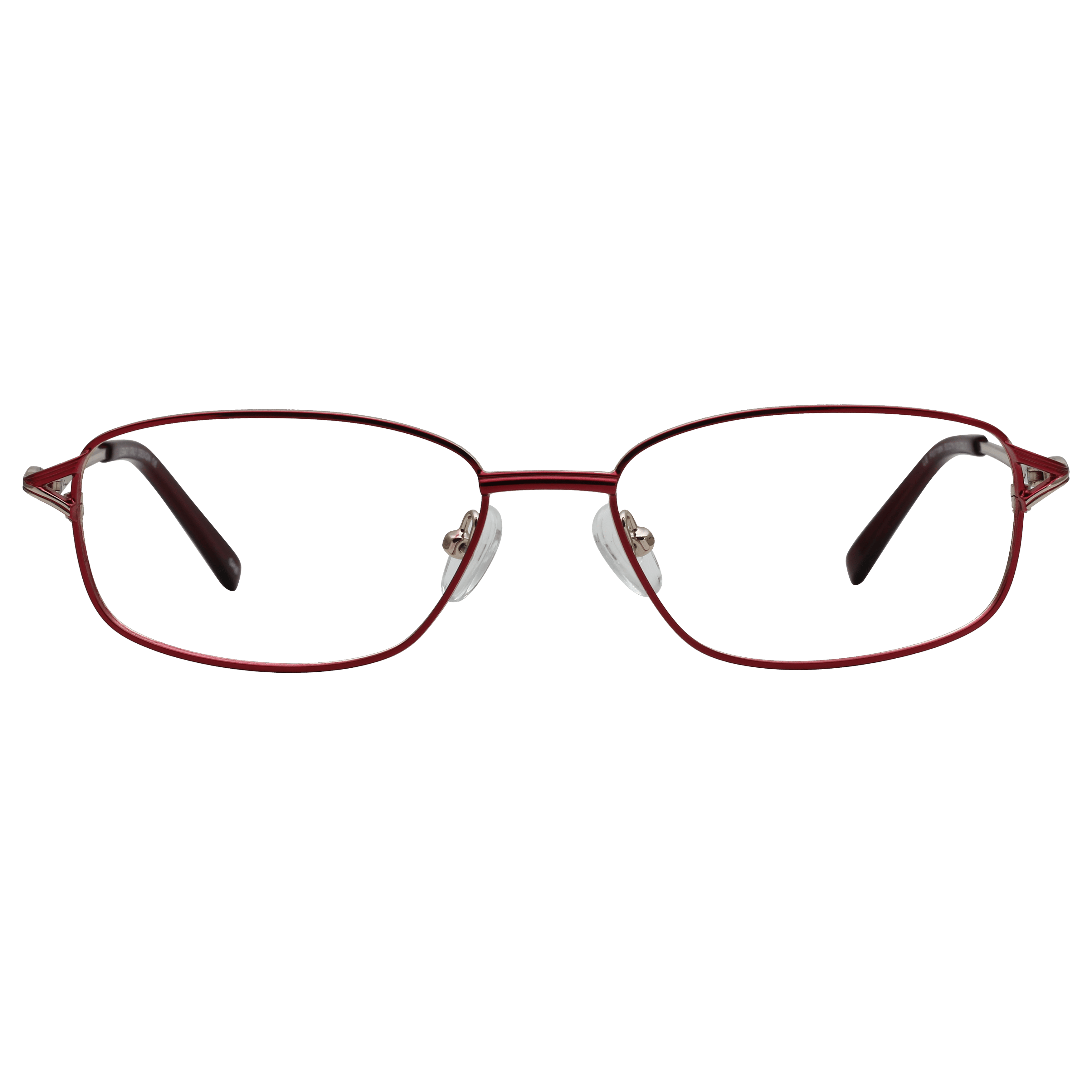 Inspira 0718N Frame Maroon Female Full Metal Frame — Maroon frame — view 2