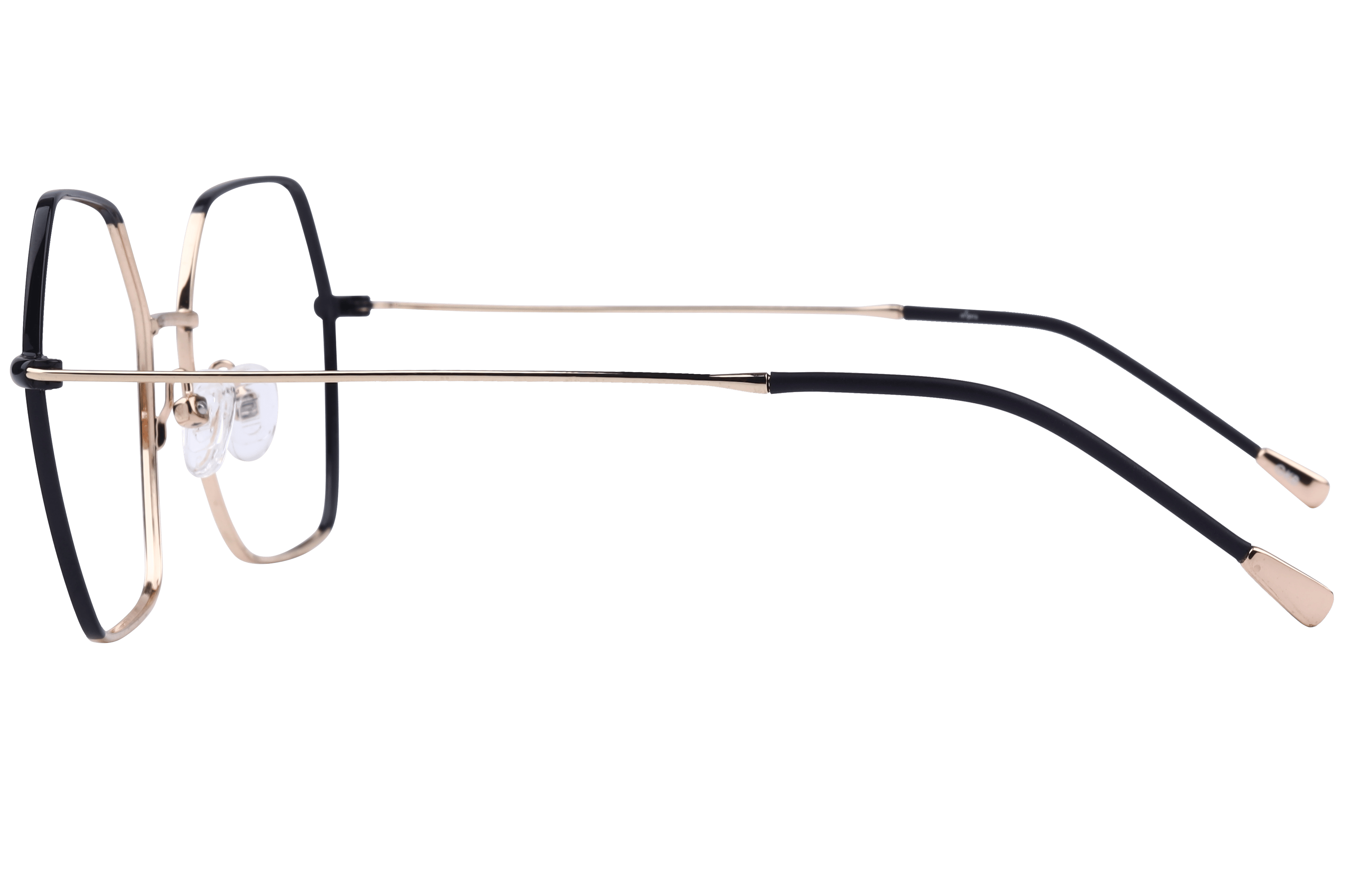 Inspira BOM1143 Frame Black Female Full Metal Frame — Black frame — view 3