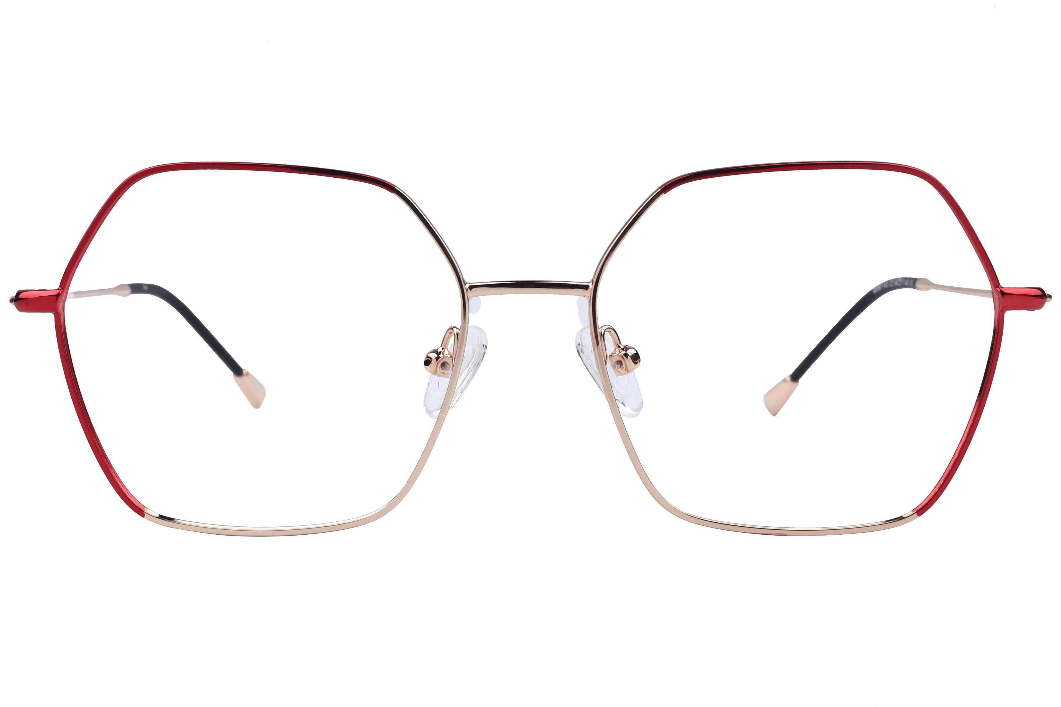 Inspira BOM1143 Frame Red Female Full Metal Frame — Red frame — view 2