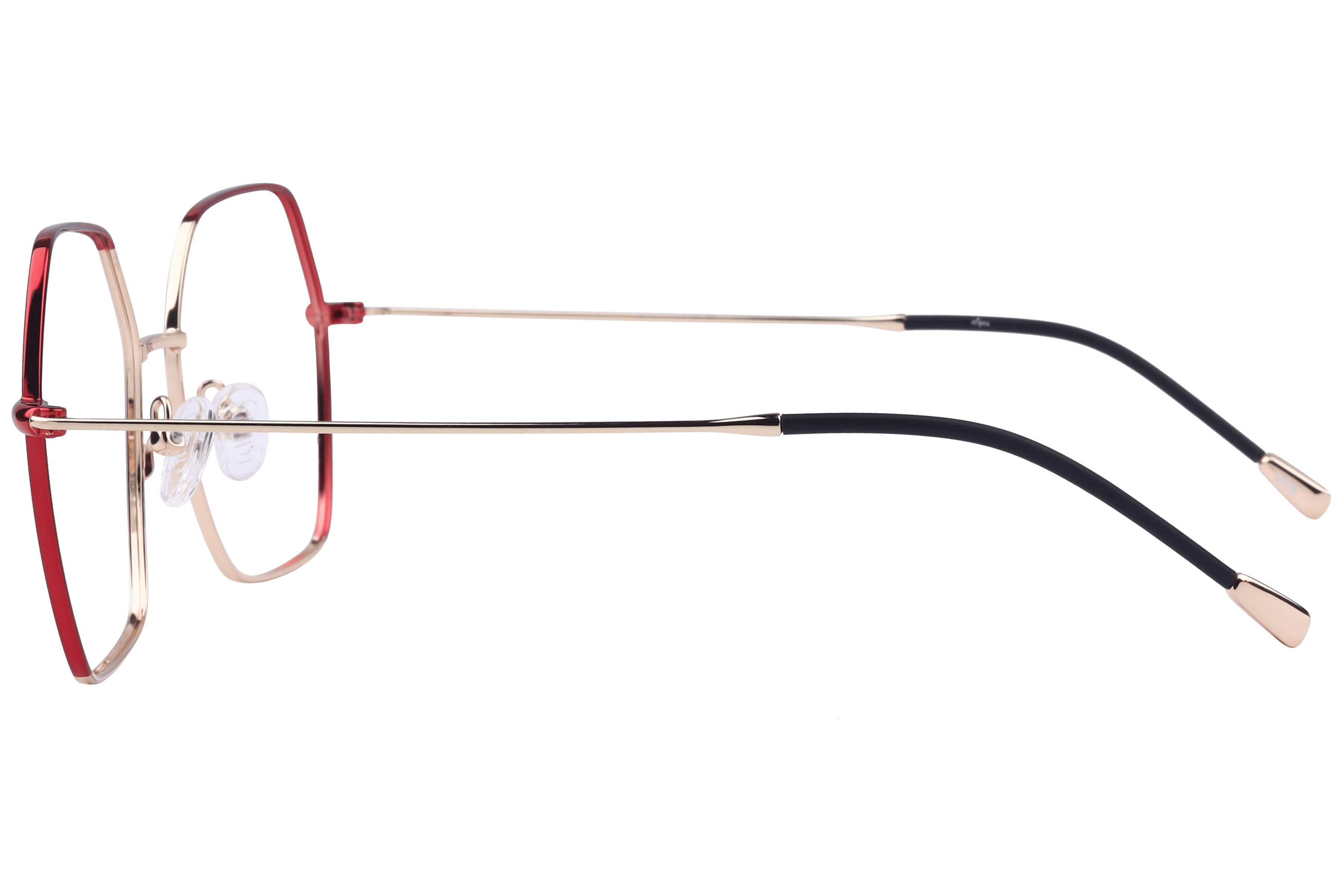 Inspira BOM1143 Frame Red Female Full Metal Frame — Red frame — view 3