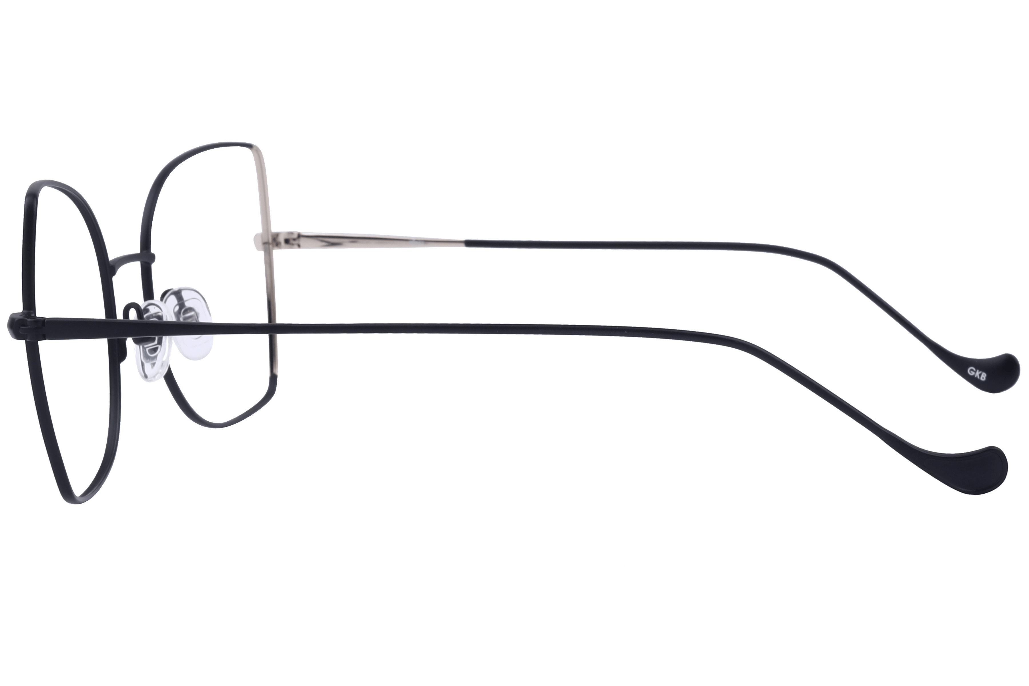 Inspira BOM1126 Frame Black Female Full Metal Frame — Black frame — view 3