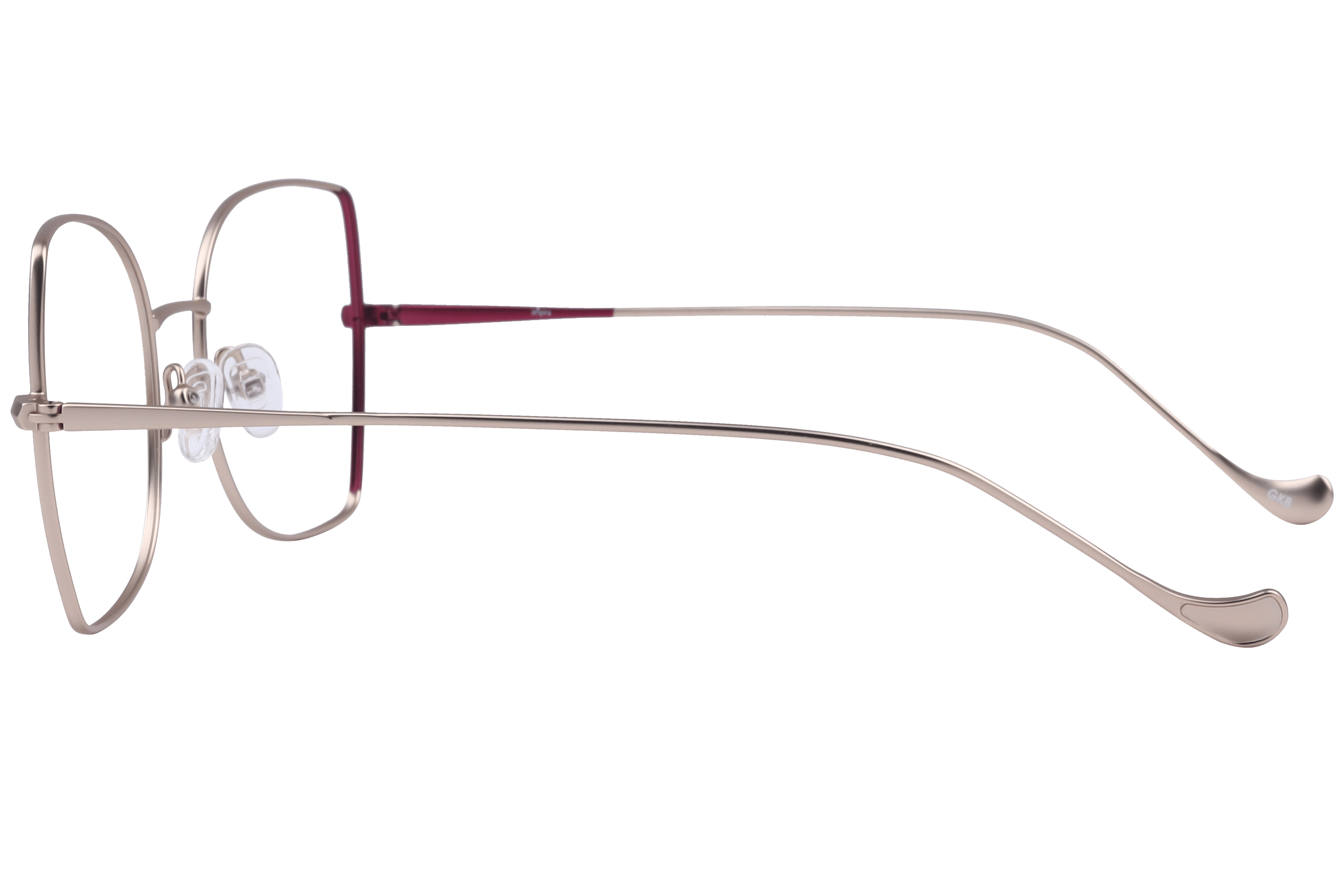 Inspira BOM1126 Frame Gold Female Full Metal Frame — Gold frame — view 3