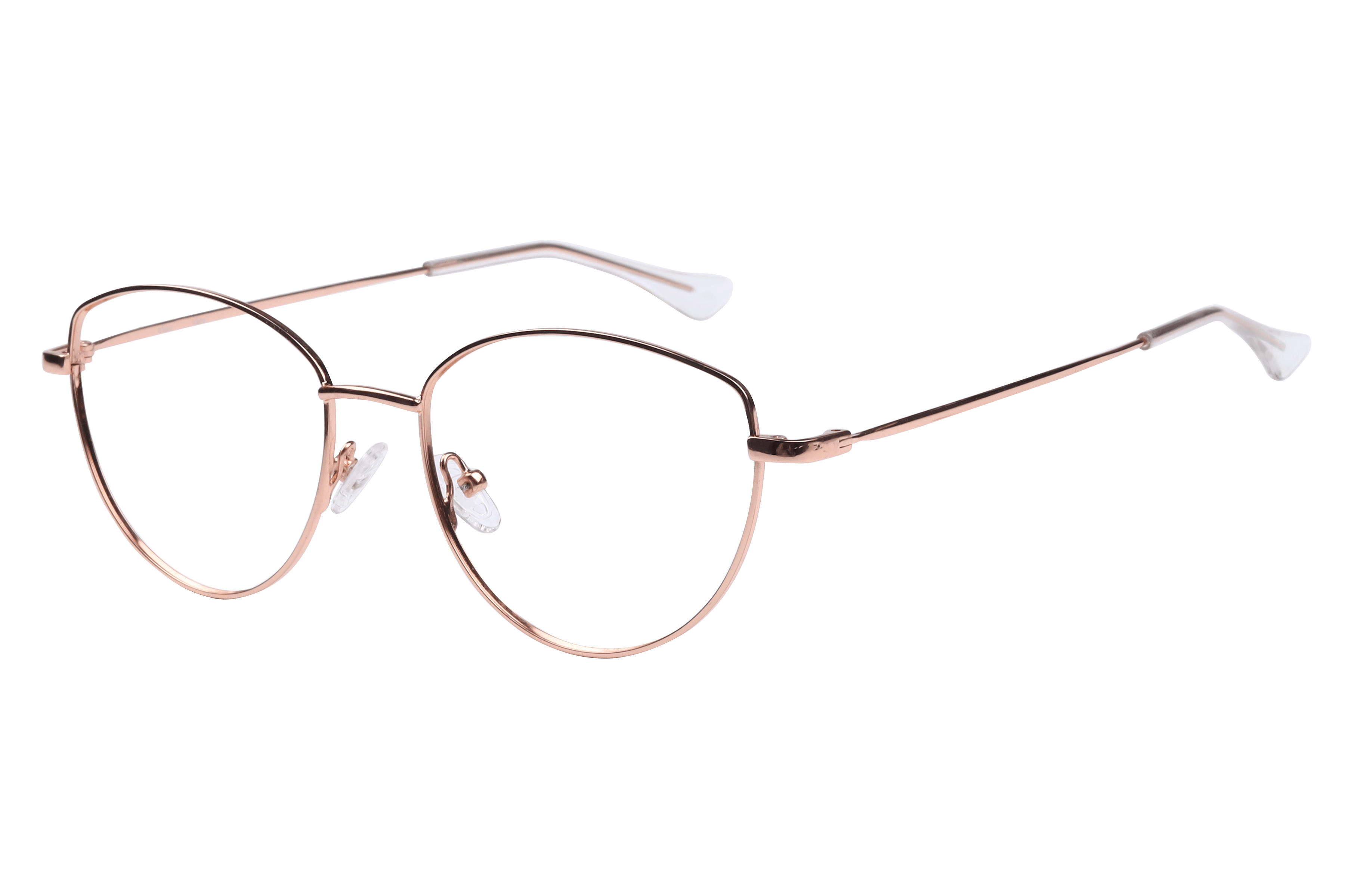 Inspira 14002 Frame Rose Gold Female Full Metal — Rose Gold frame