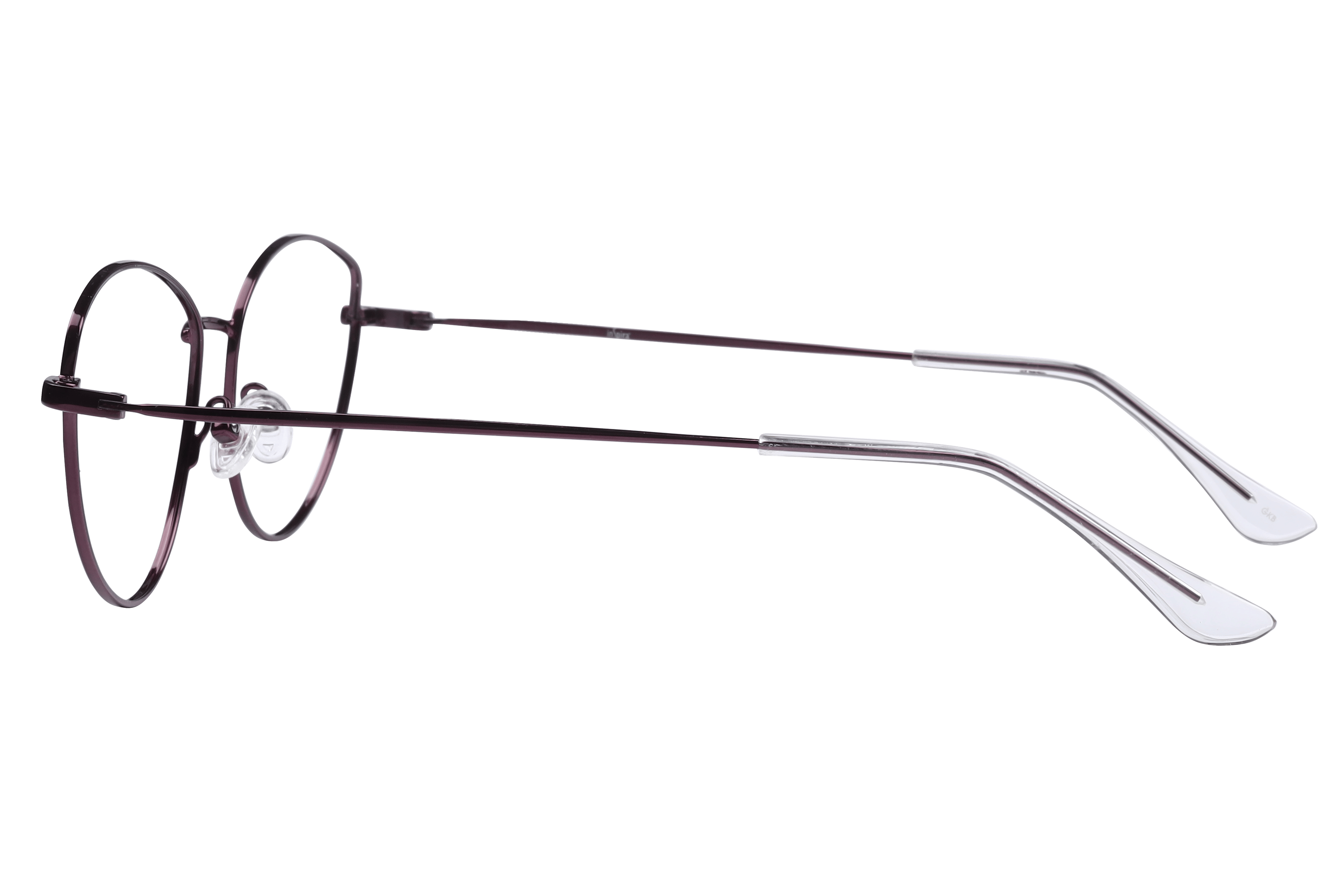 Inspira 14002 Frame Purple Female Full Metal Frame — Purple frame — view 3