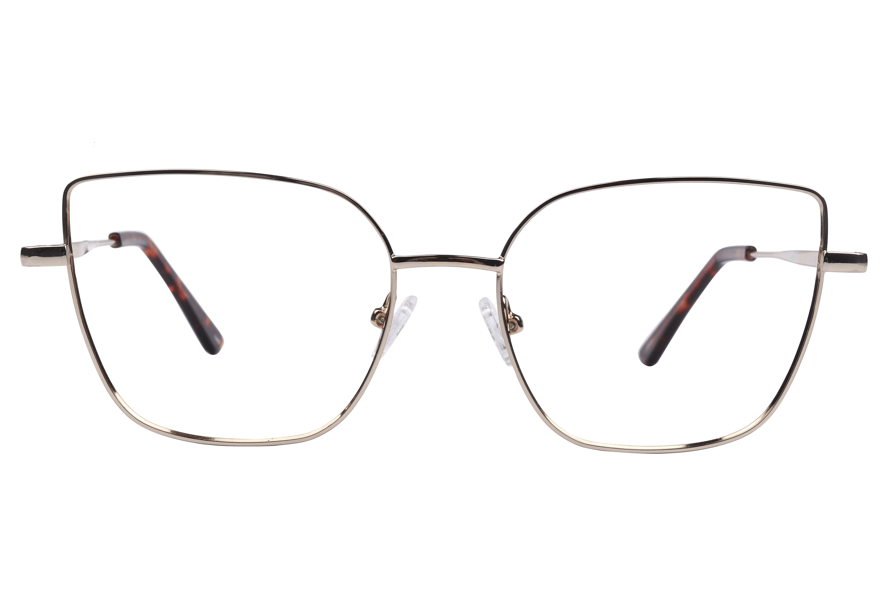 Inspira 14020 Frame Gold Female Full Metal Frame — Gold frame — view 2