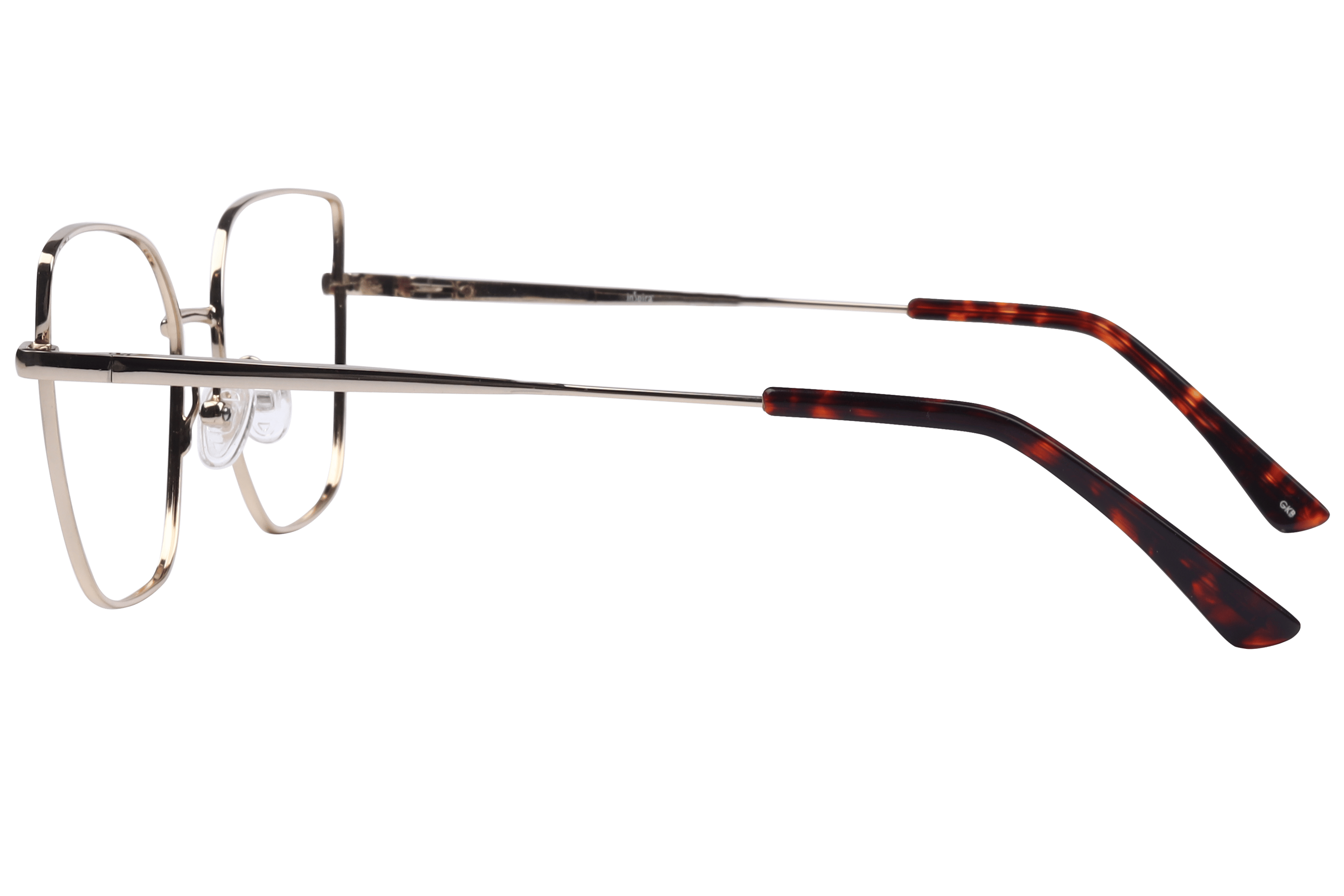 Inspira 14020 Frame Gold Female Full Metal Frame — Gold frame — view 3
