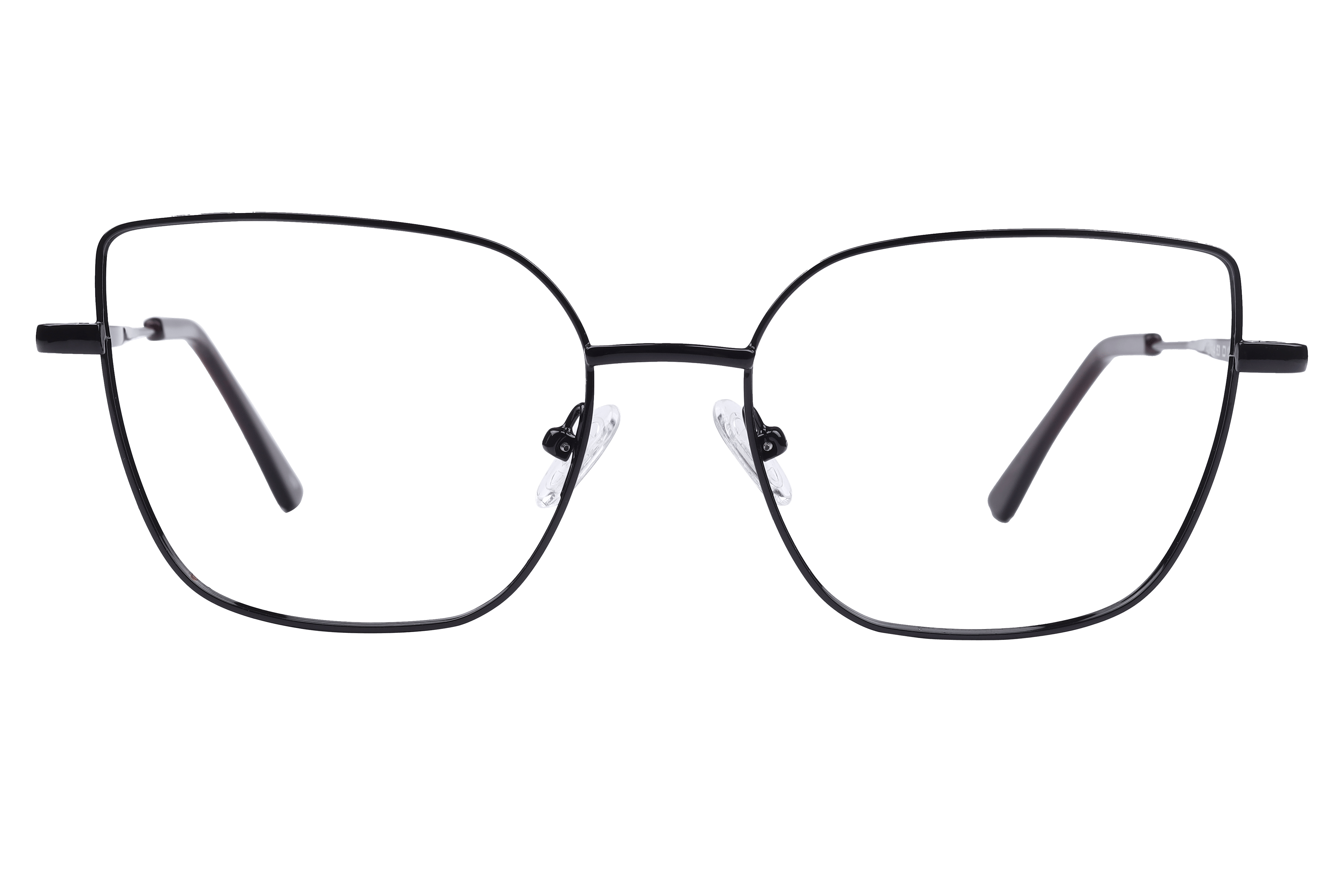 Inspira 14020 Frame Black Female Full Metal Frame — Black frame — view 2