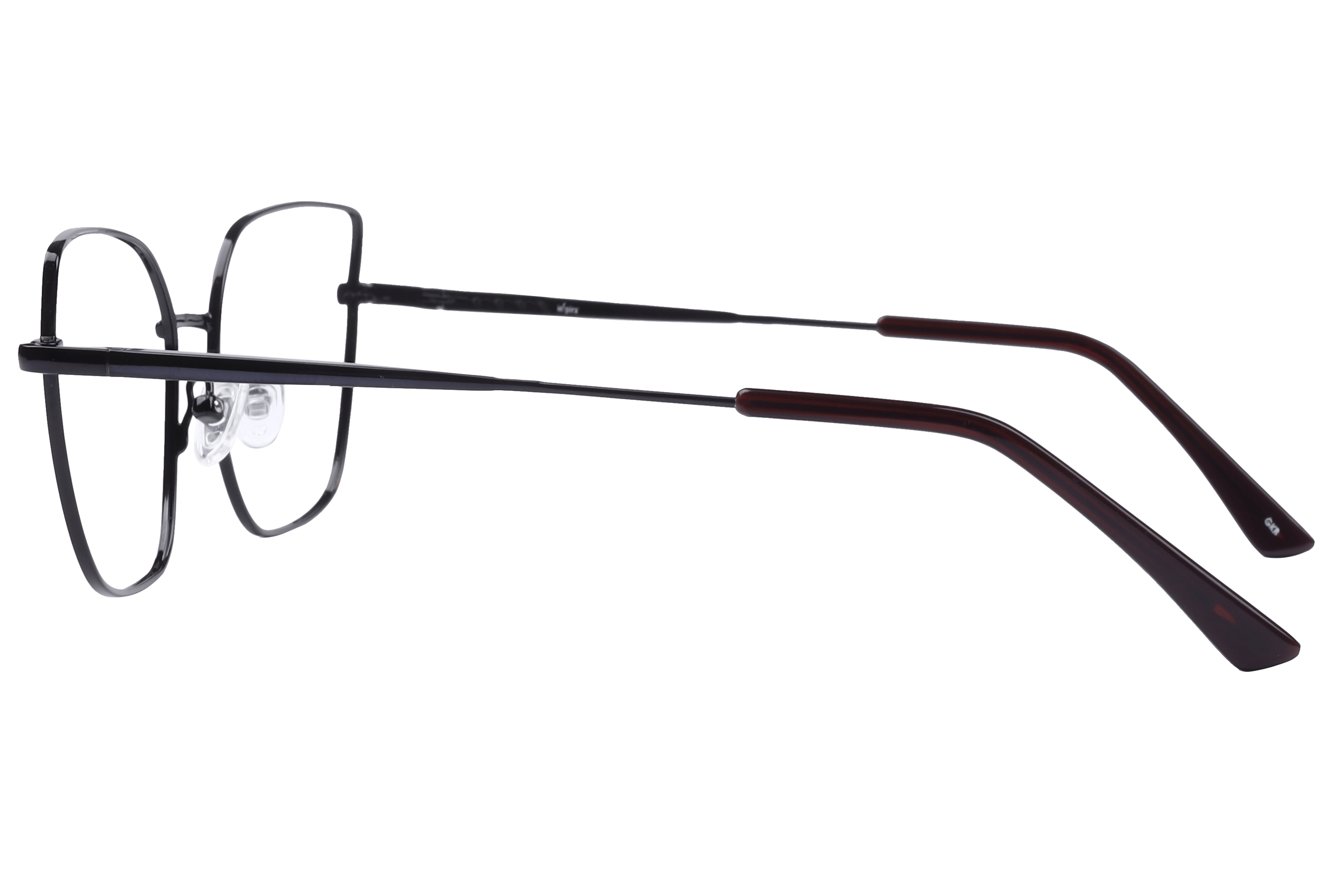 Inspira 14020 Frame Black Female Full Metal Frame — Black frame — view 3