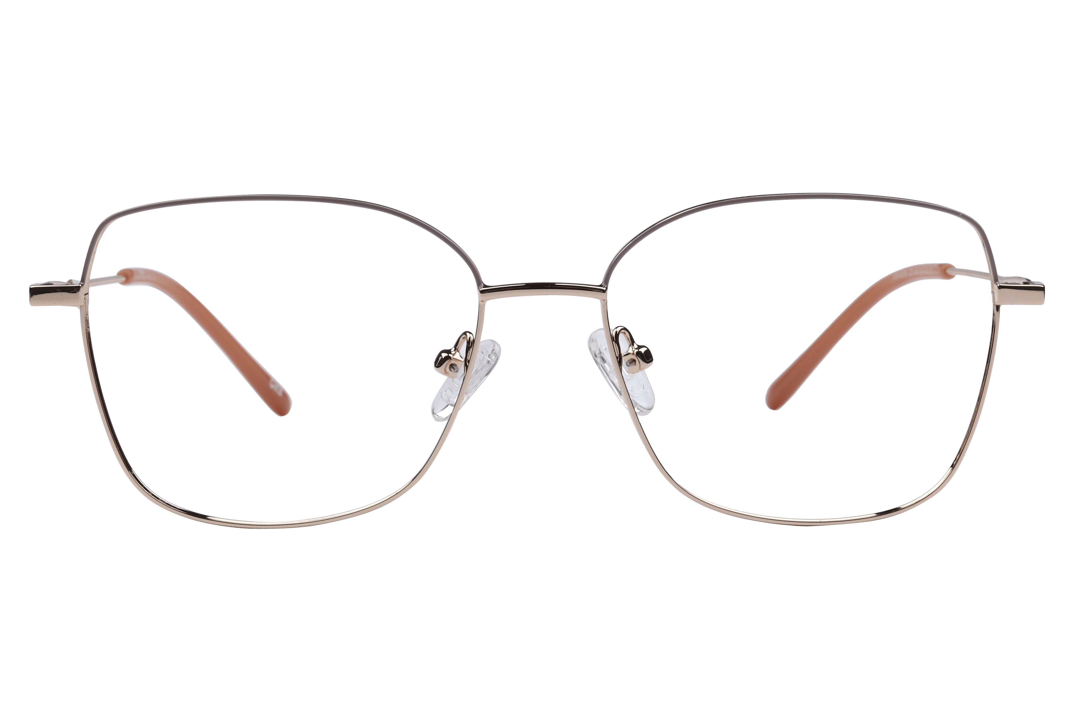 Inspira VM4506 Frame Beige Female Full Metal Frame — Beige frame — view 2