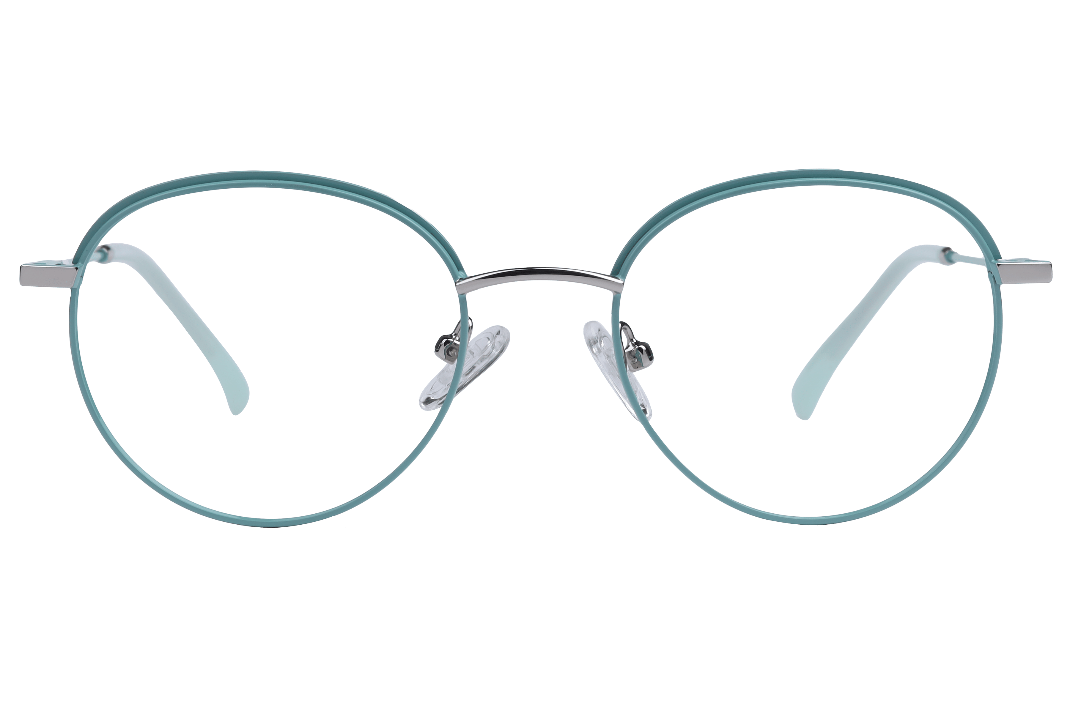 Inspira VM5023 Frame Sky Blue Female Full Metal Frame — Sky Blue frame — view 2
