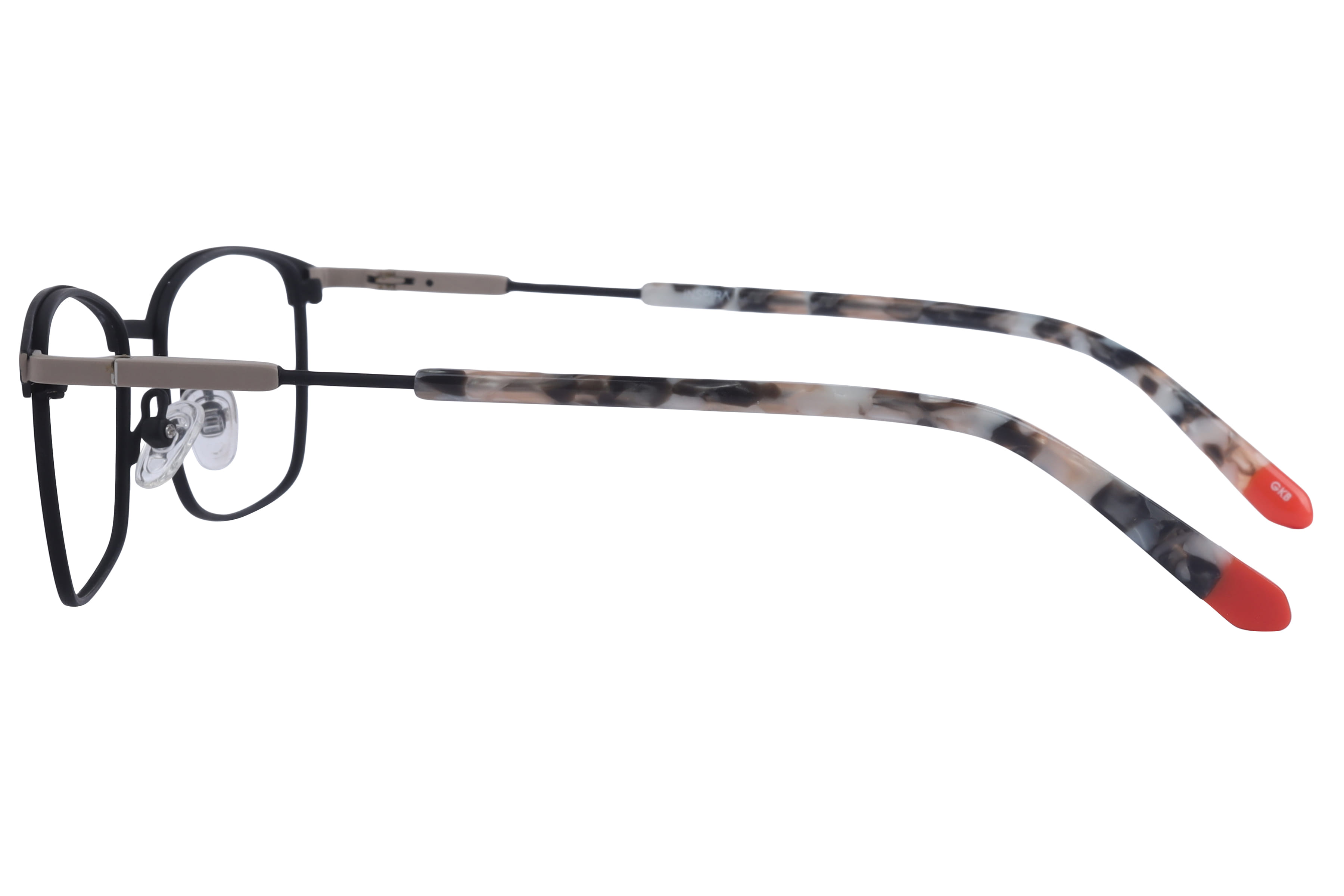 Inspira 50446-FW Frame Cream Female Full Metal Frame — Cream frame — view 2