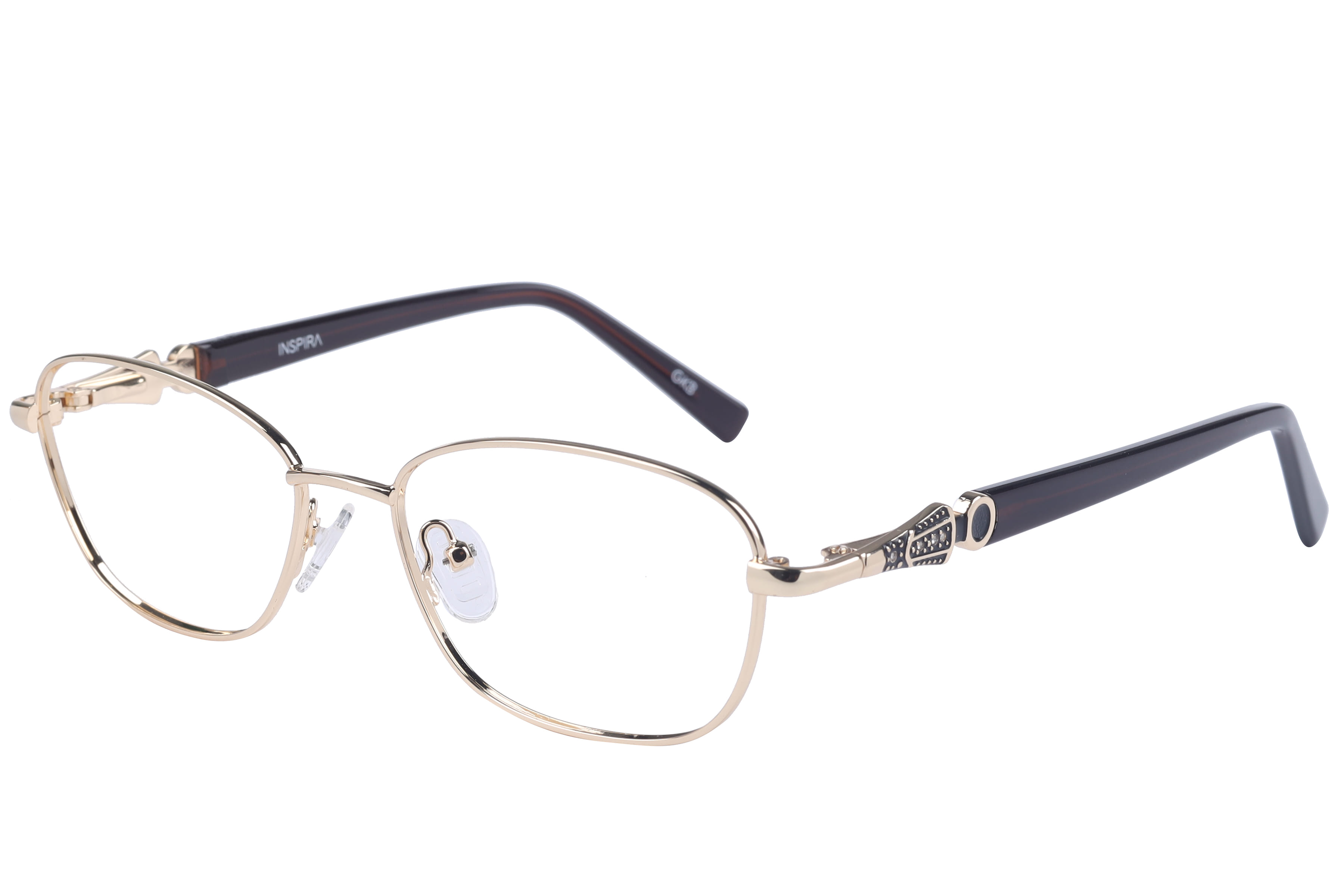 Inspira YS-2075 Frame Gold Female Full Metal Frame — Gold frame — view 1