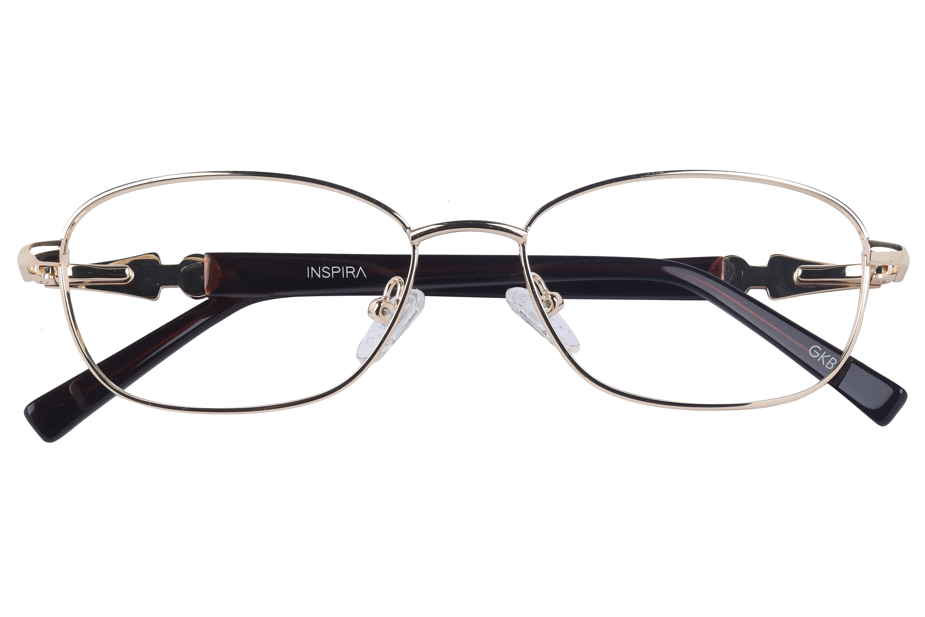 Inspira YS-2075 Frame Gold Female Full Metal Frame — Gold frame — view 4