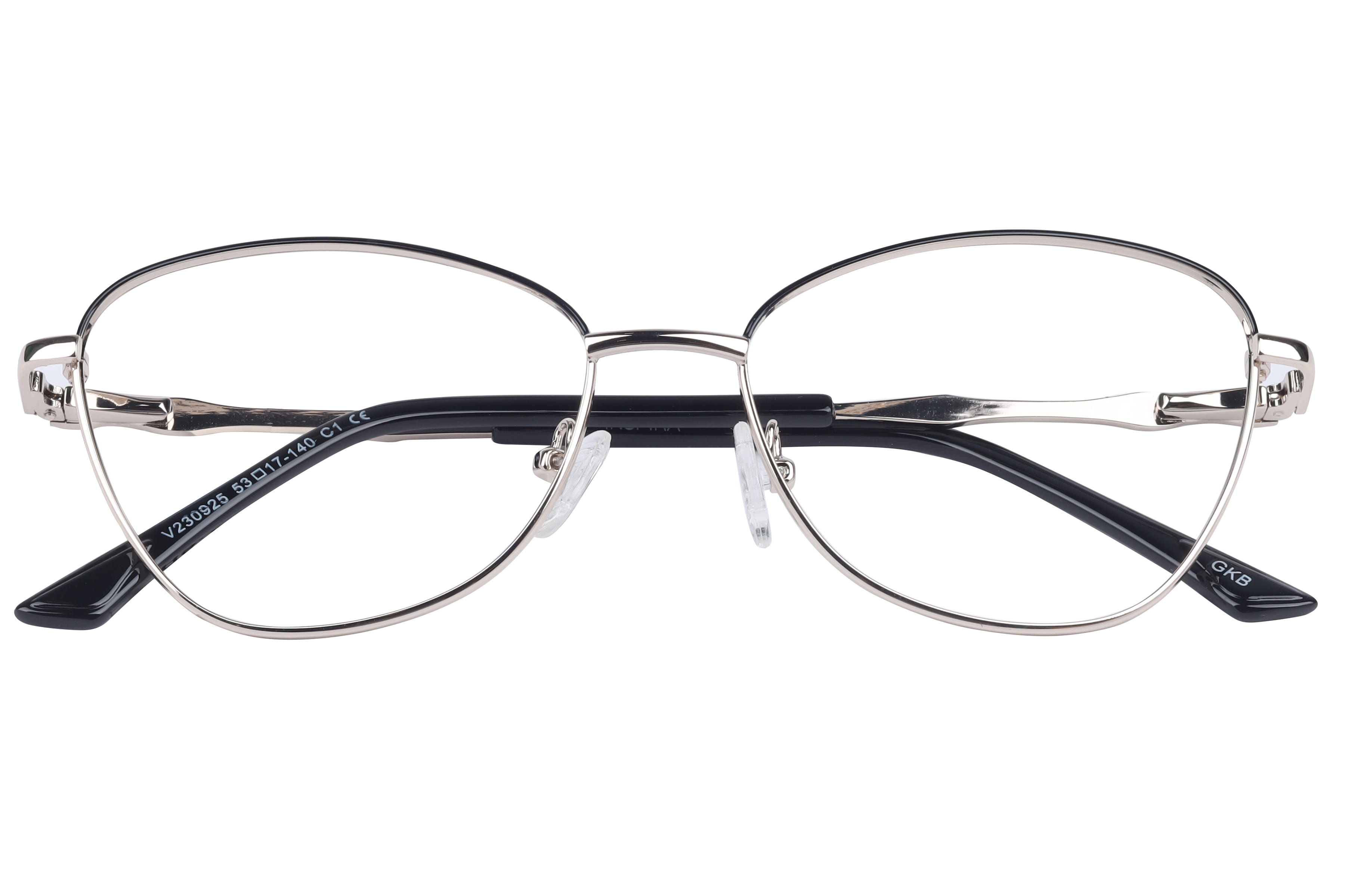 Inspira V230925 Frame Black Female Full Metal Frame — Black frame — view 2