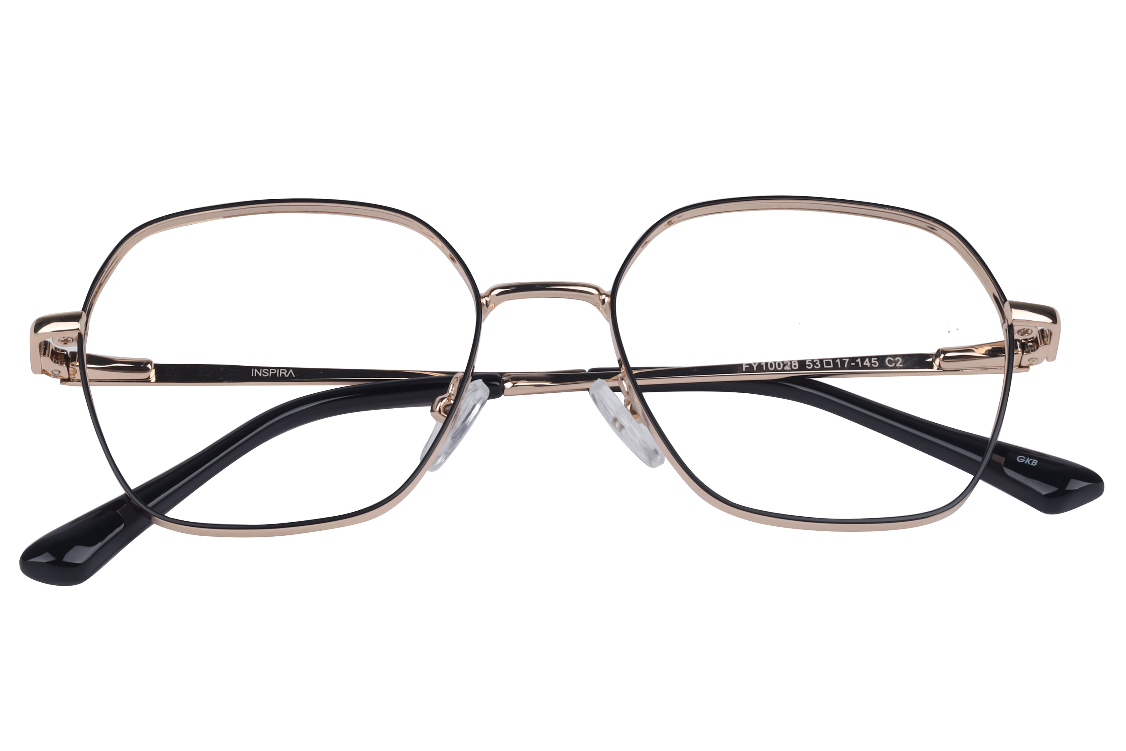 Inspira FY10028 Frame Black Female Full Metal Frame — Black frame — view 4
