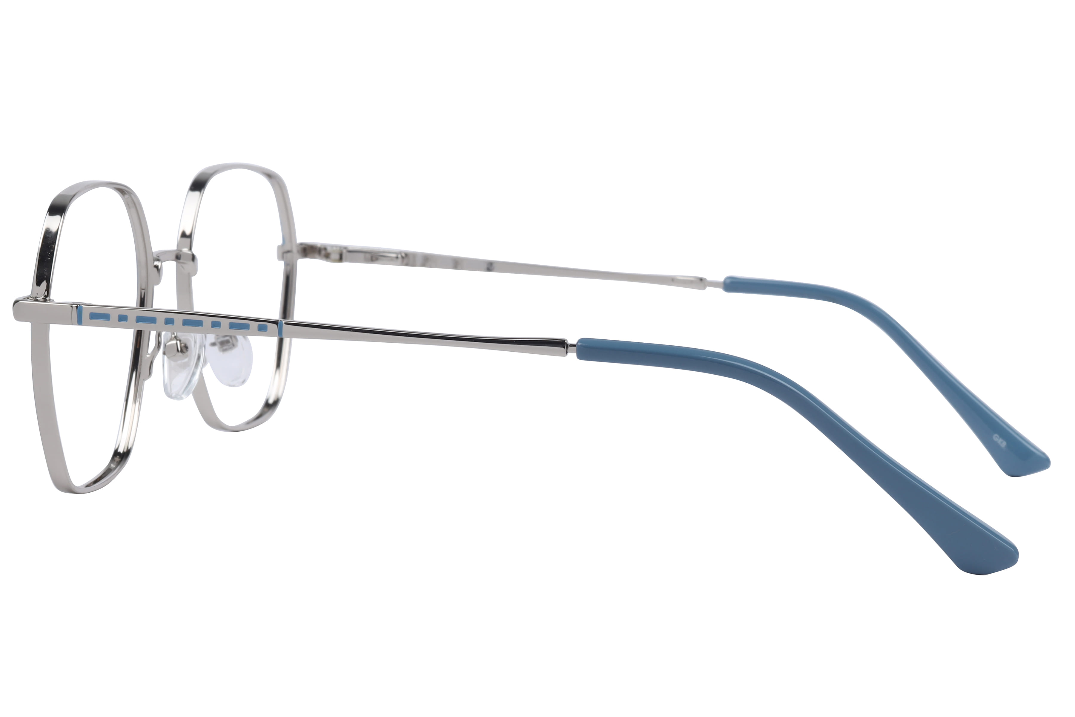 Inspira FY10028 Frame Sky Blue Female Full Metal Frame — Sky Blue frame — view 2