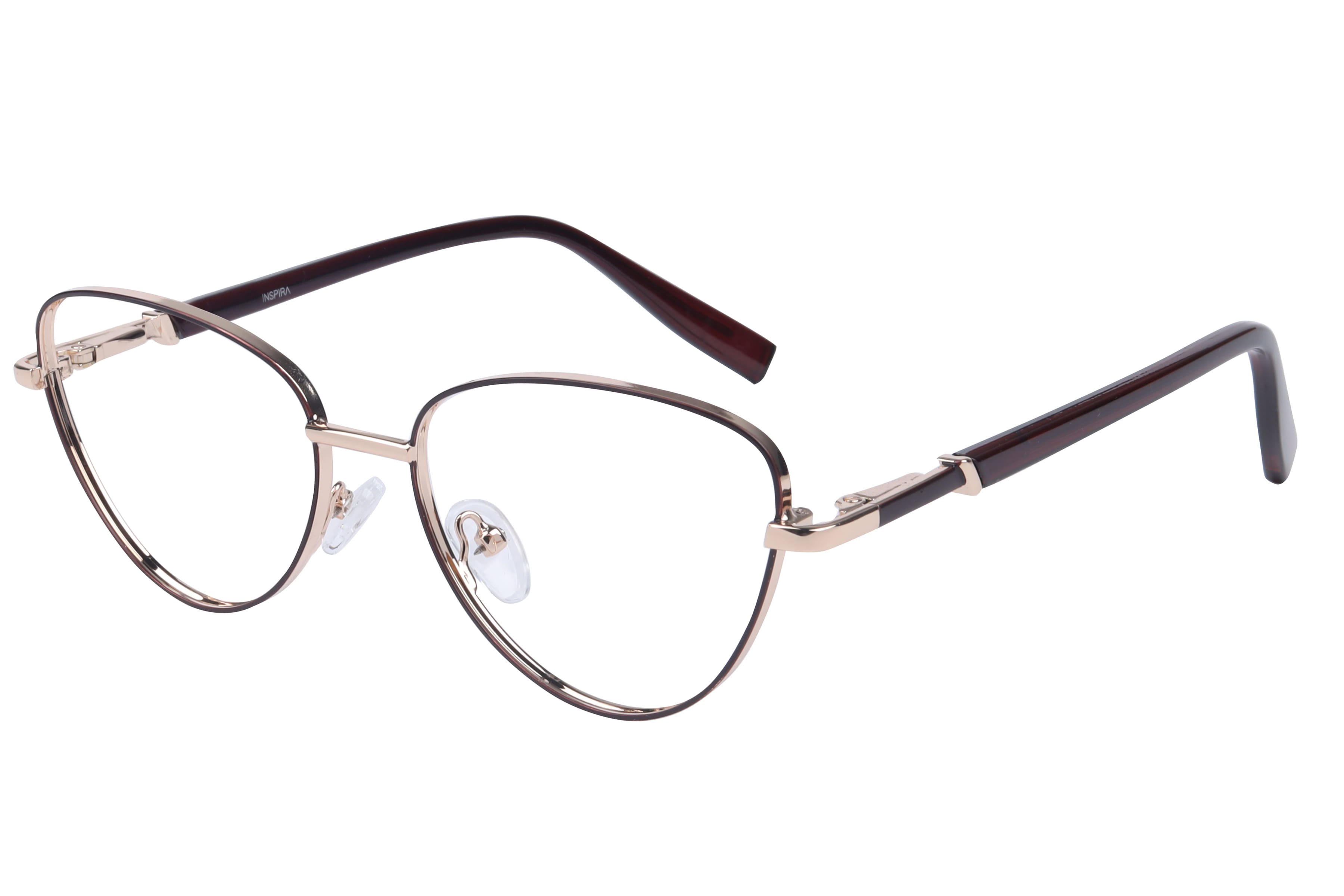 Inspira FY10037 Frame Brown Female Full Metal — Brown frame