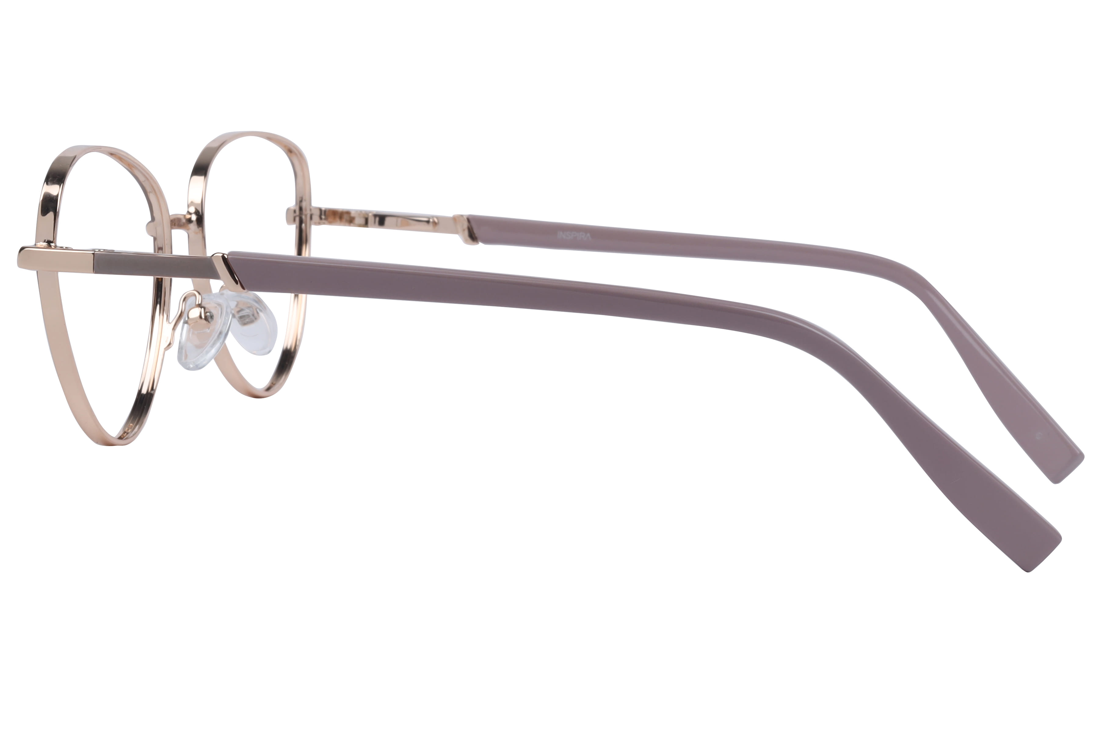 Inspira FY10037 Frame Beige Female Full Metal Frame — Beige frame — view 3