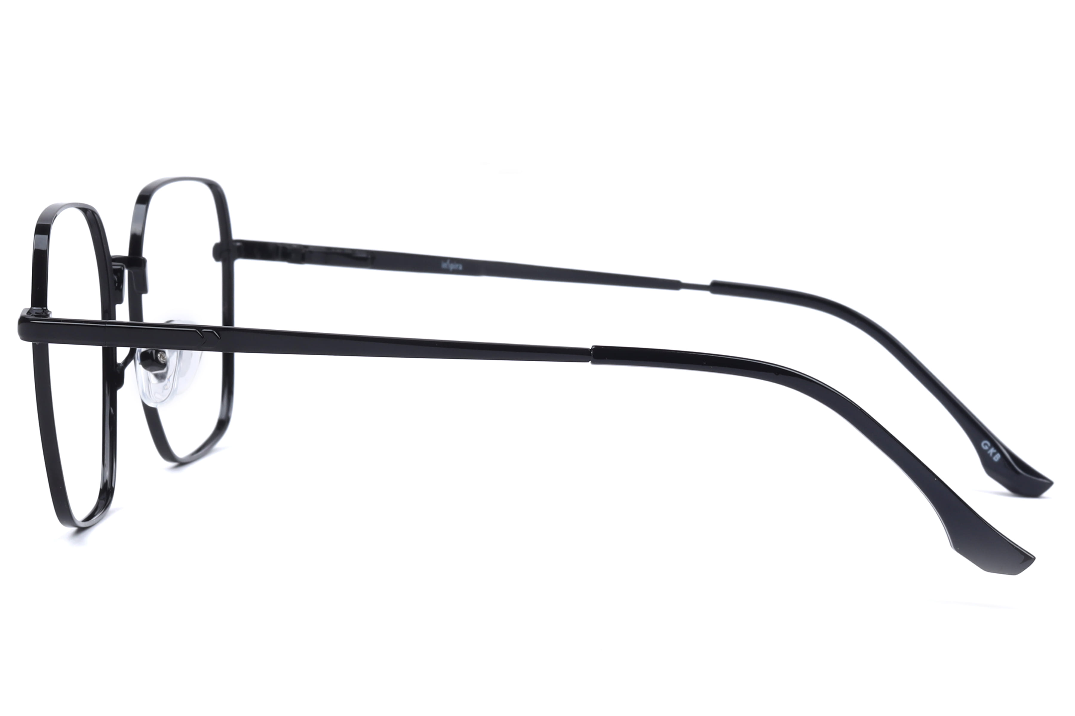 Inspira 98292 Frame Black Female Full Metal Frame — Black frame — view 3