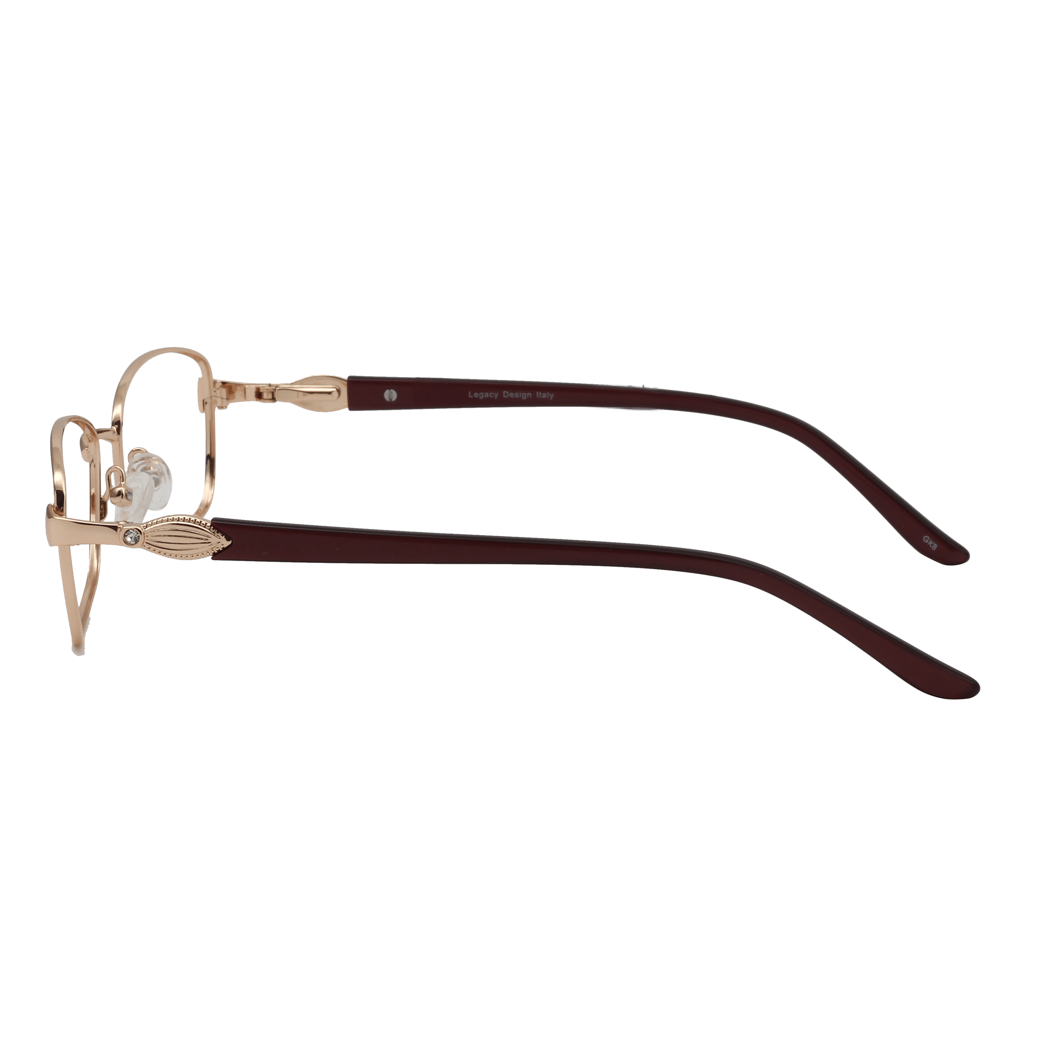 Inspira 7118MC Frame Gold Female Full Metal Frame — view 3