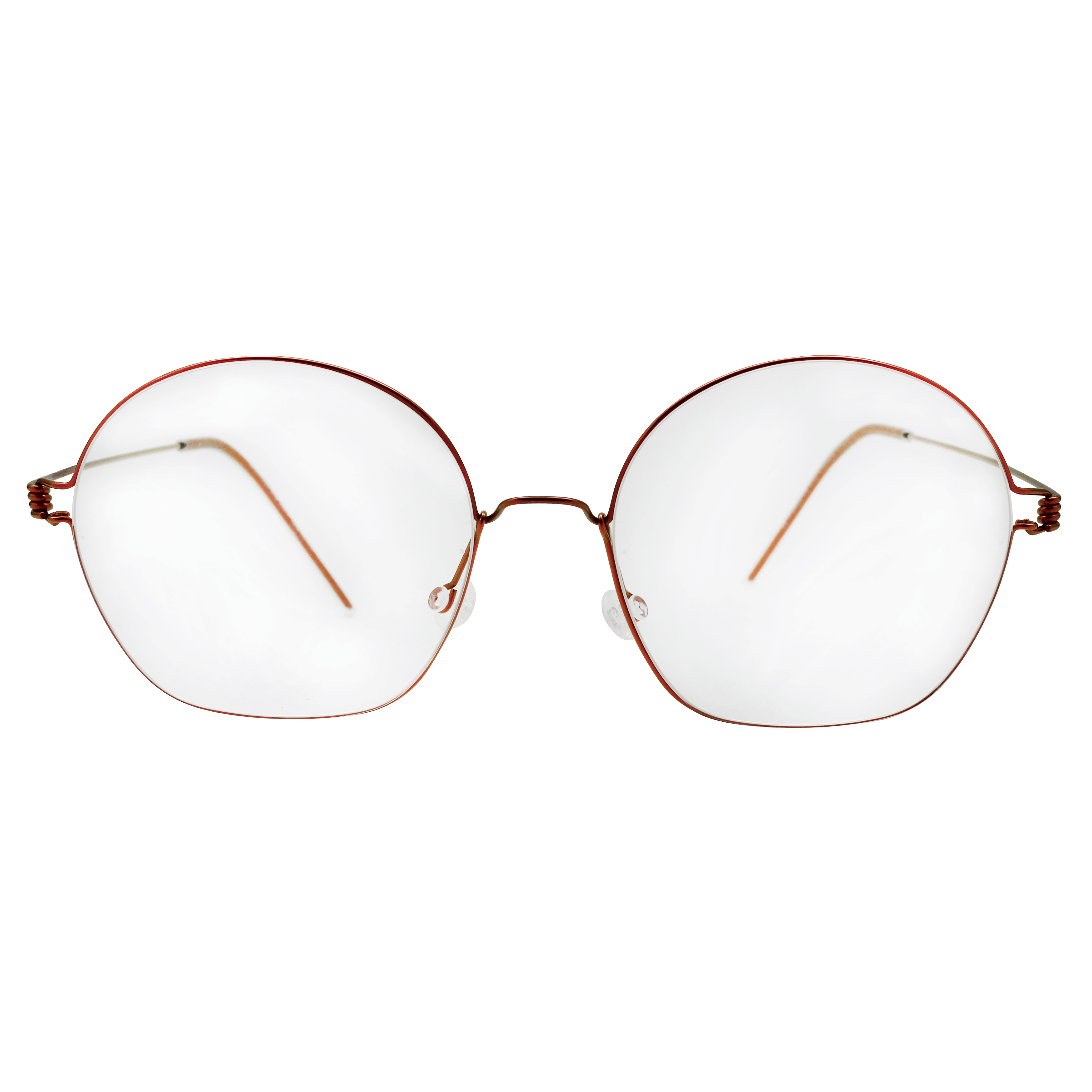 Lindberg JANE Frame Maroon Unisex Full Titanium — Gold frame